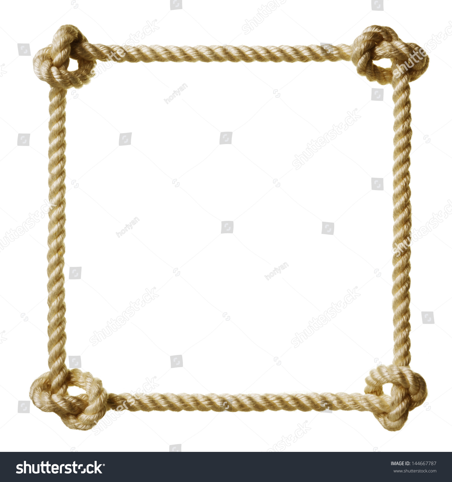 Beautiful Rope Picture Frame Ensign - Framed Art Ideas ...