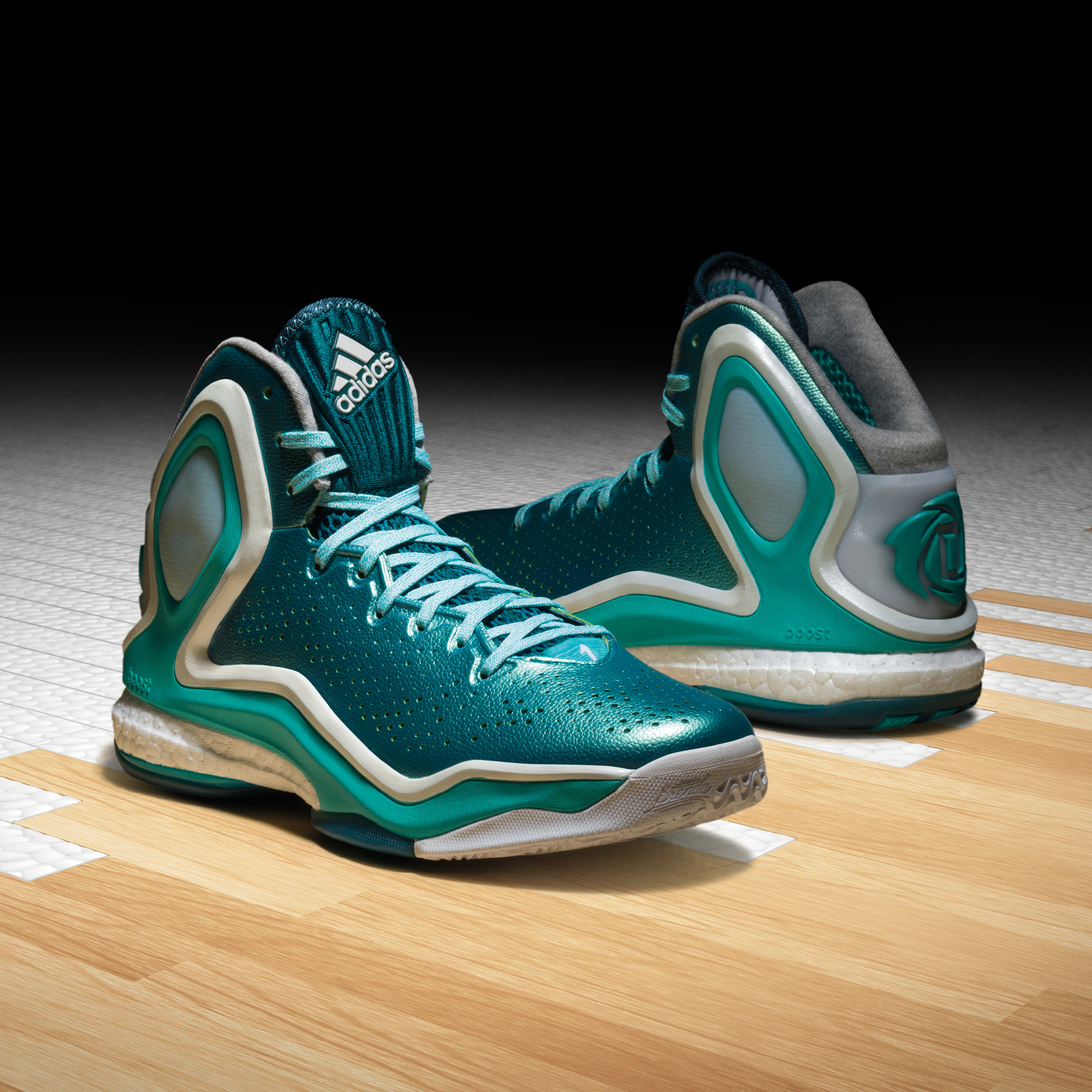 BMF Hoops Debut: adidas D Rose 5 Boost 'The Lake' - Hardwood and ...