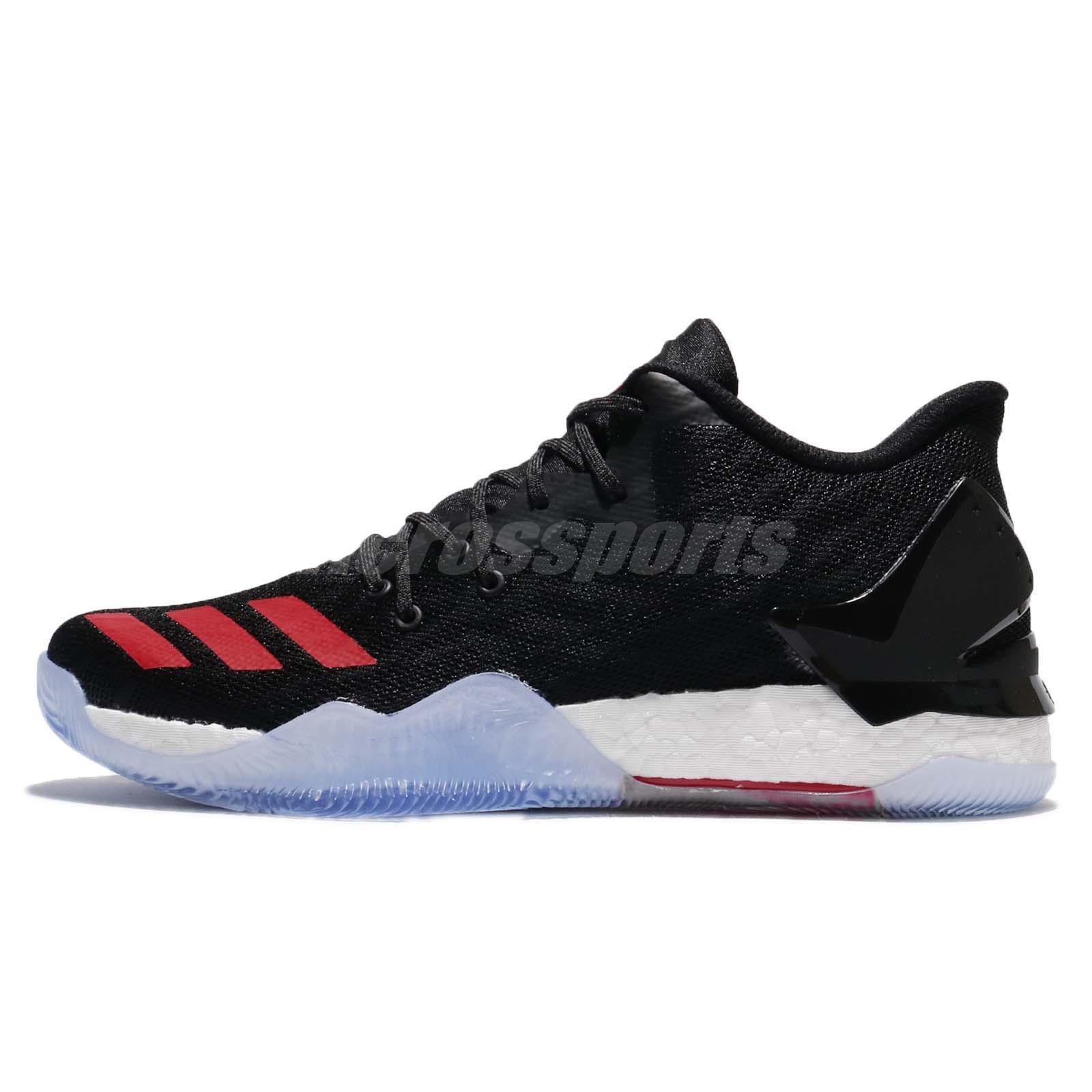 adidas D Rose 7 Low Derrick Rose Black Red Men Basketball Shoes ...