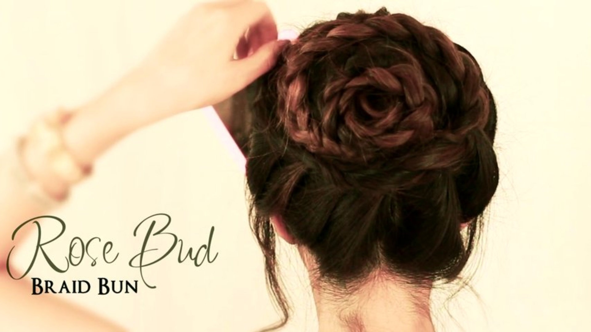 How to Do a Rose Bud Braid Bun | Cute Hairstyles for Medium Long ...
