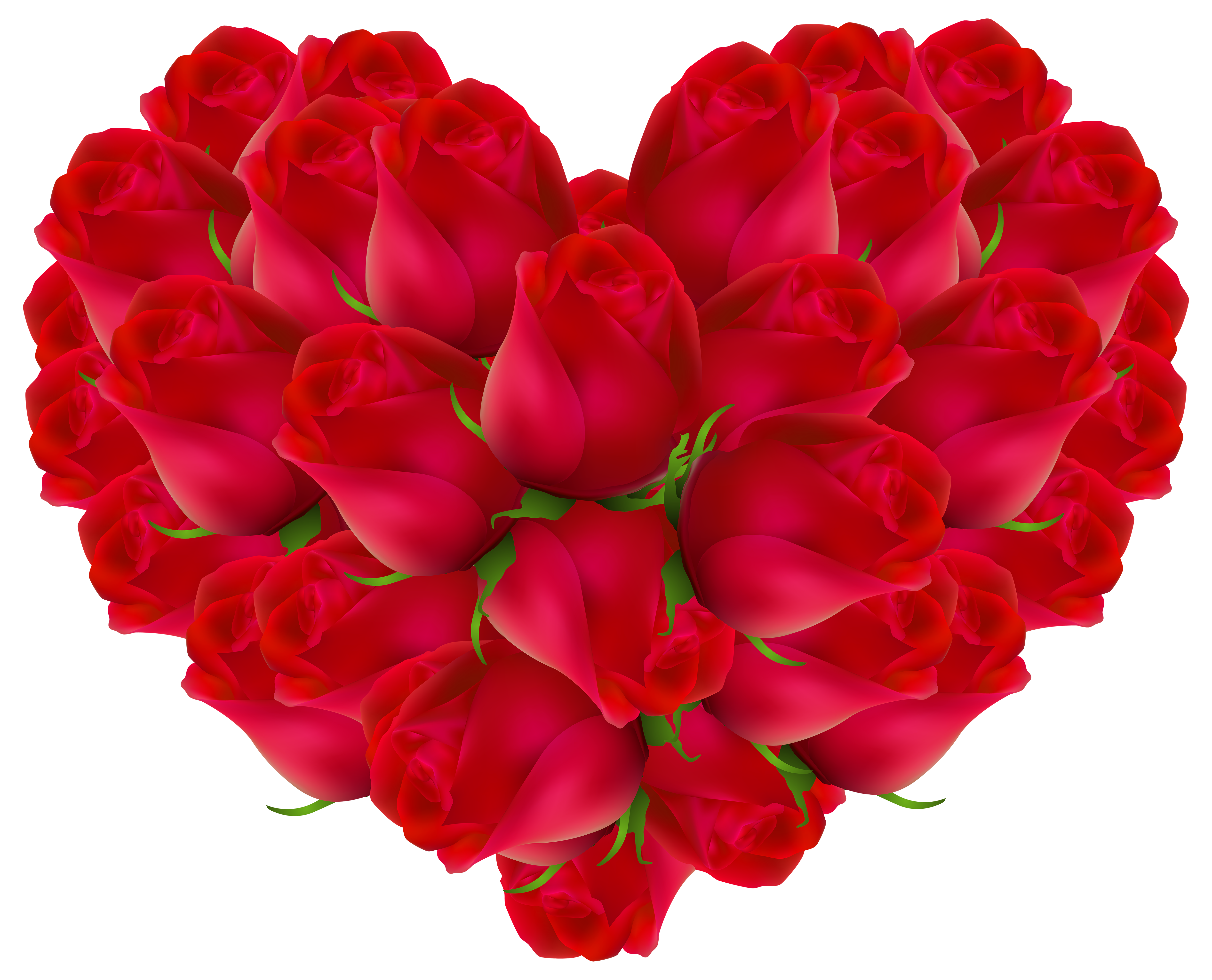Rose Heart Transparent PNG Image | Gallery Yopriceville - High ...