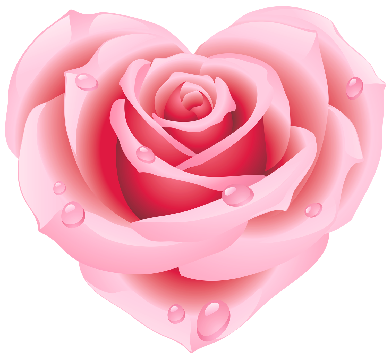 Rose Heart Clipart
