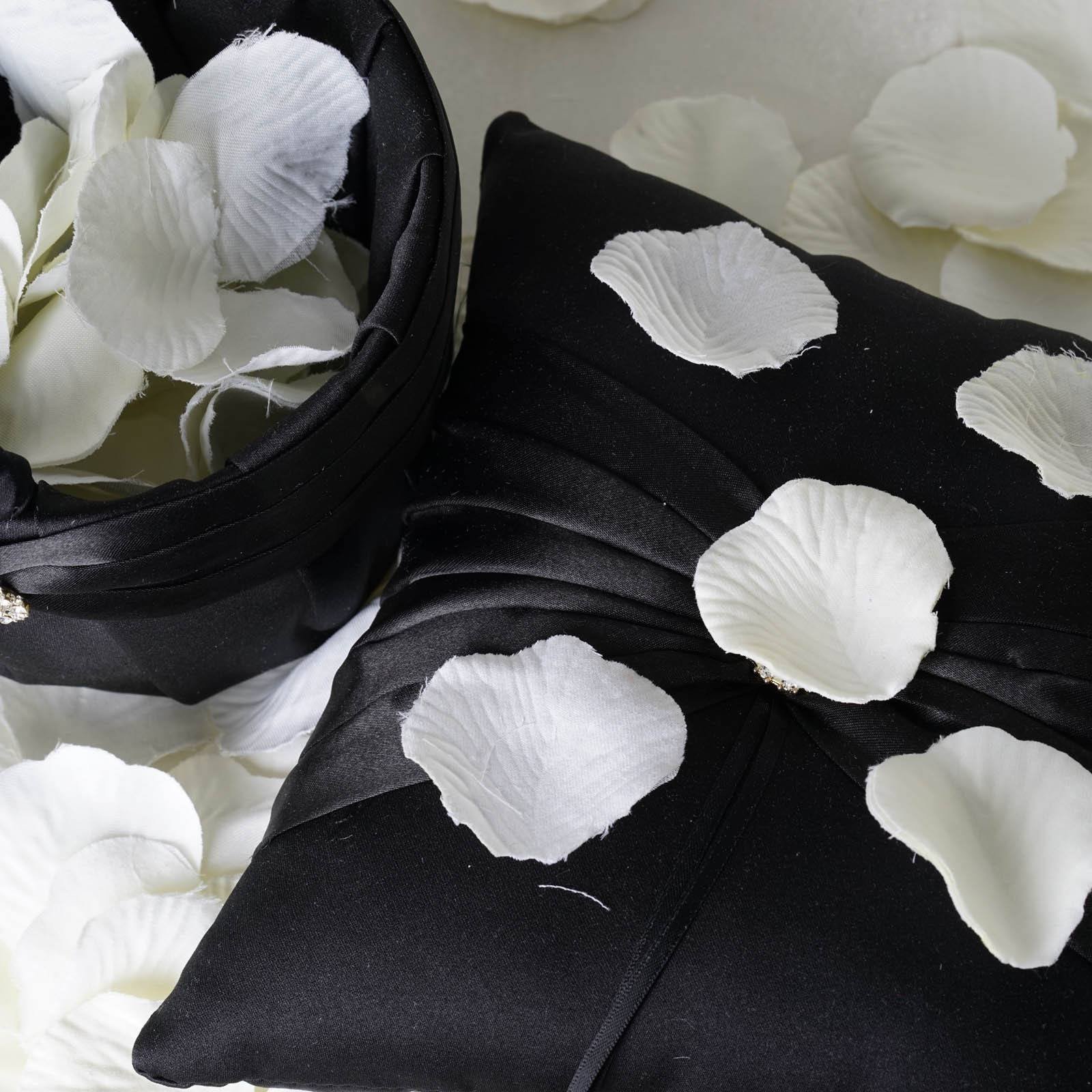 500 Silk Rose Petals - Ivory | eFavorMart