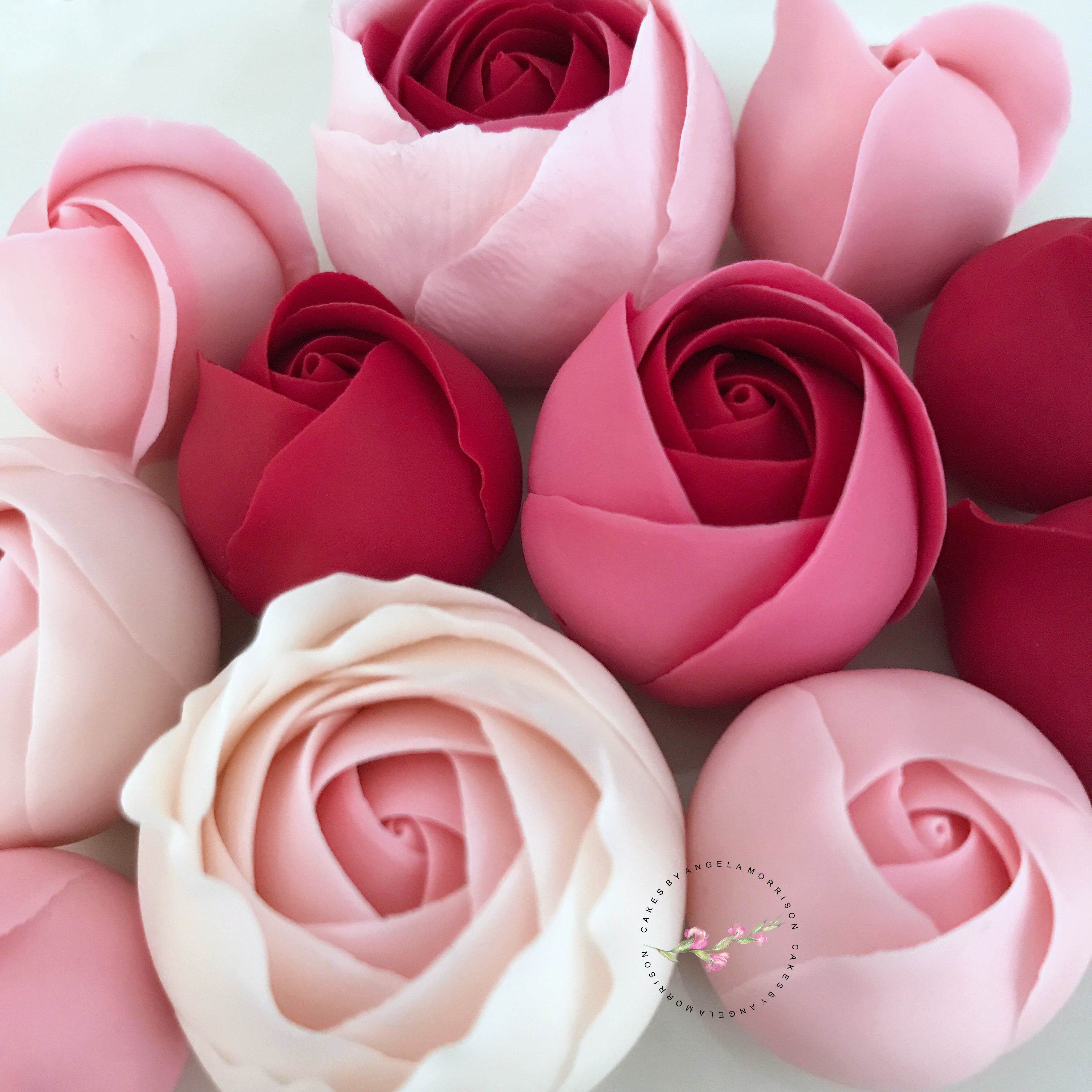 Angela's Signature Large Rose and Rose Bud Online Class – Cakes by ...