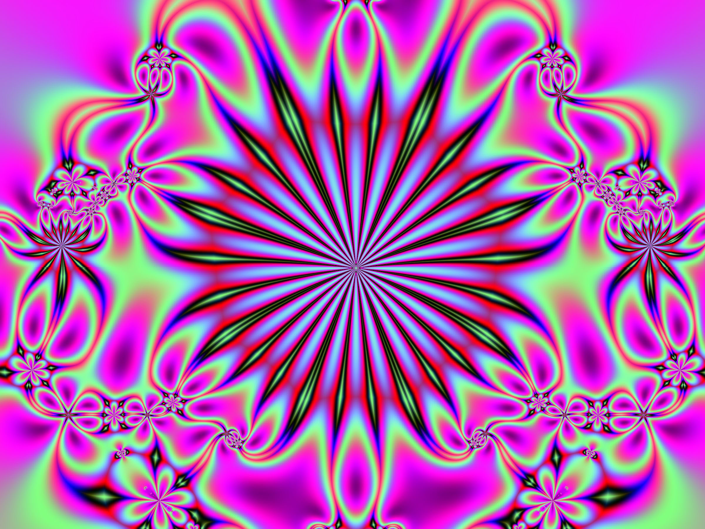 Rotary fractal pattern photo