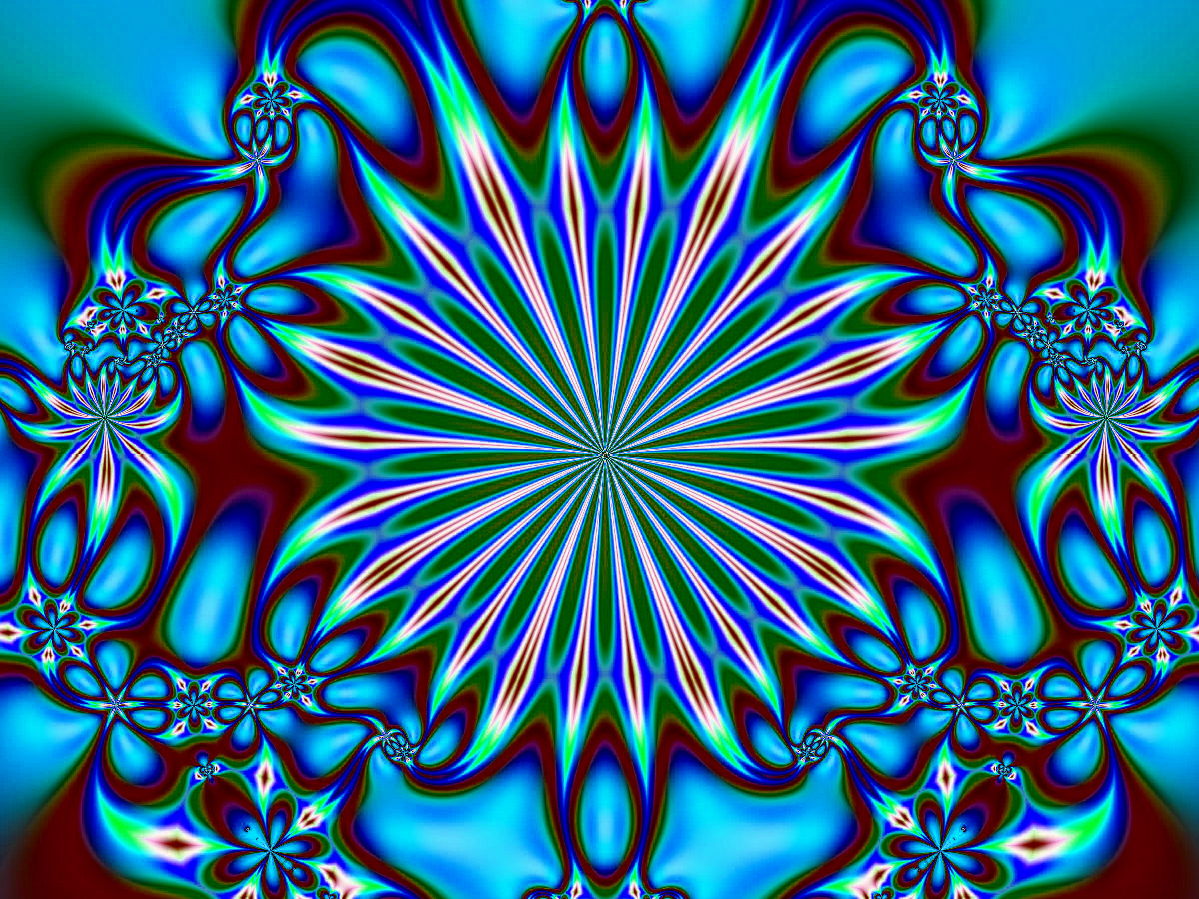 Rotary fractal pattern photo