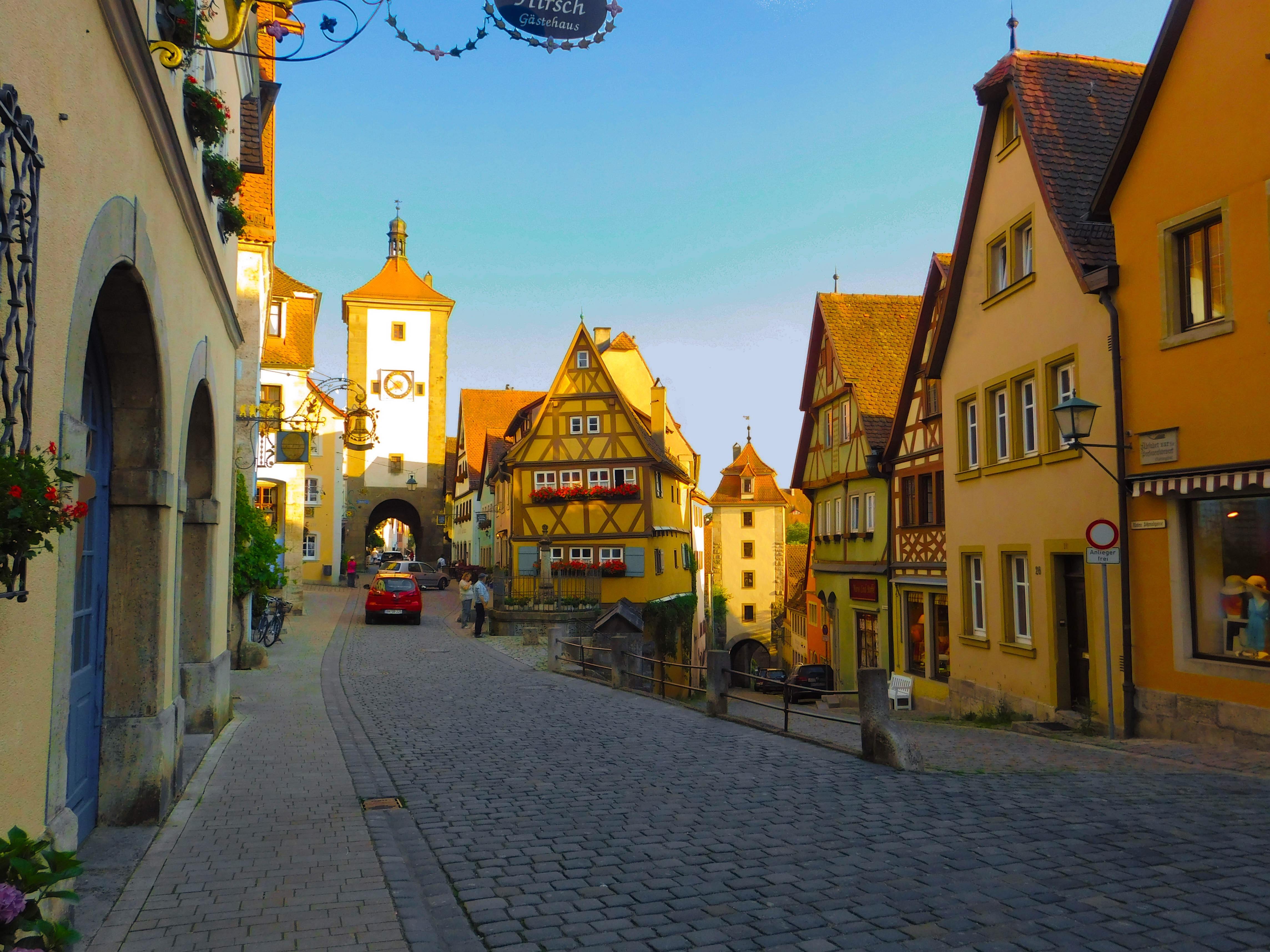 Rothenburg ob der Tauber, Germany. It's one of the few German ...