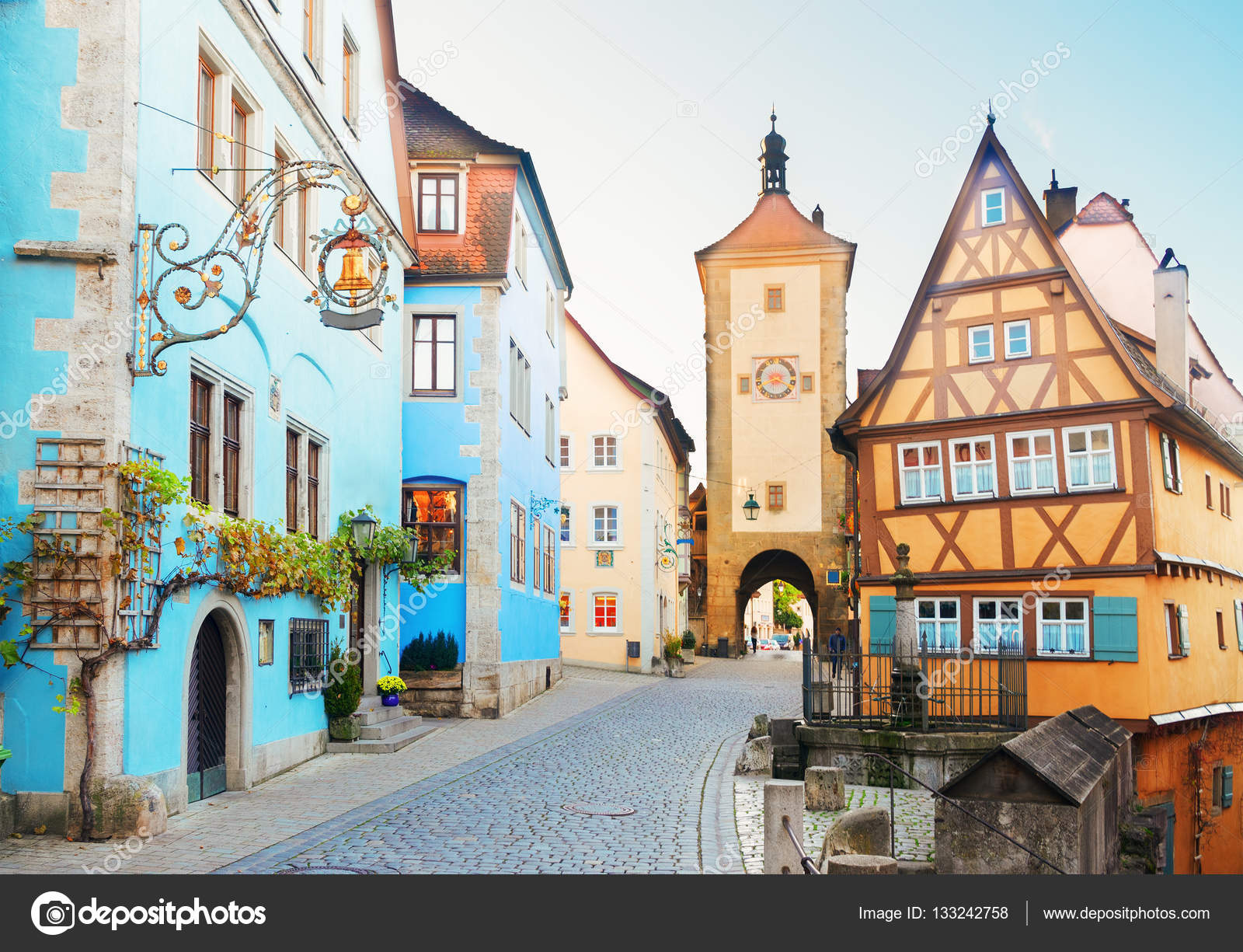 Rothenburg ob der Tauber, Germany — Stock Photo © Neirfys #133242758