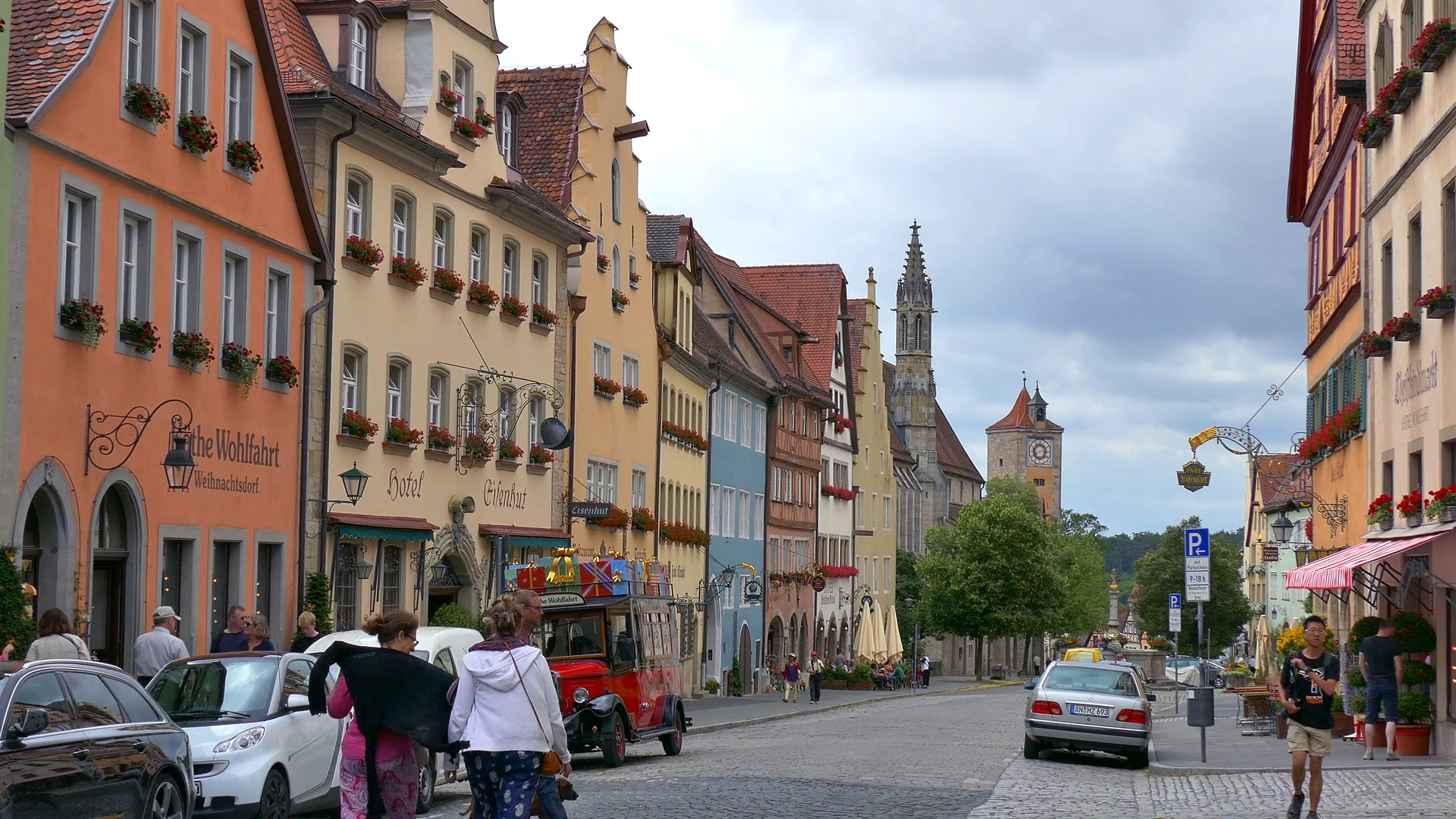 Herrengasse, Rothenburg ob der Tauber, Franconia, Bavaria, Germany ...