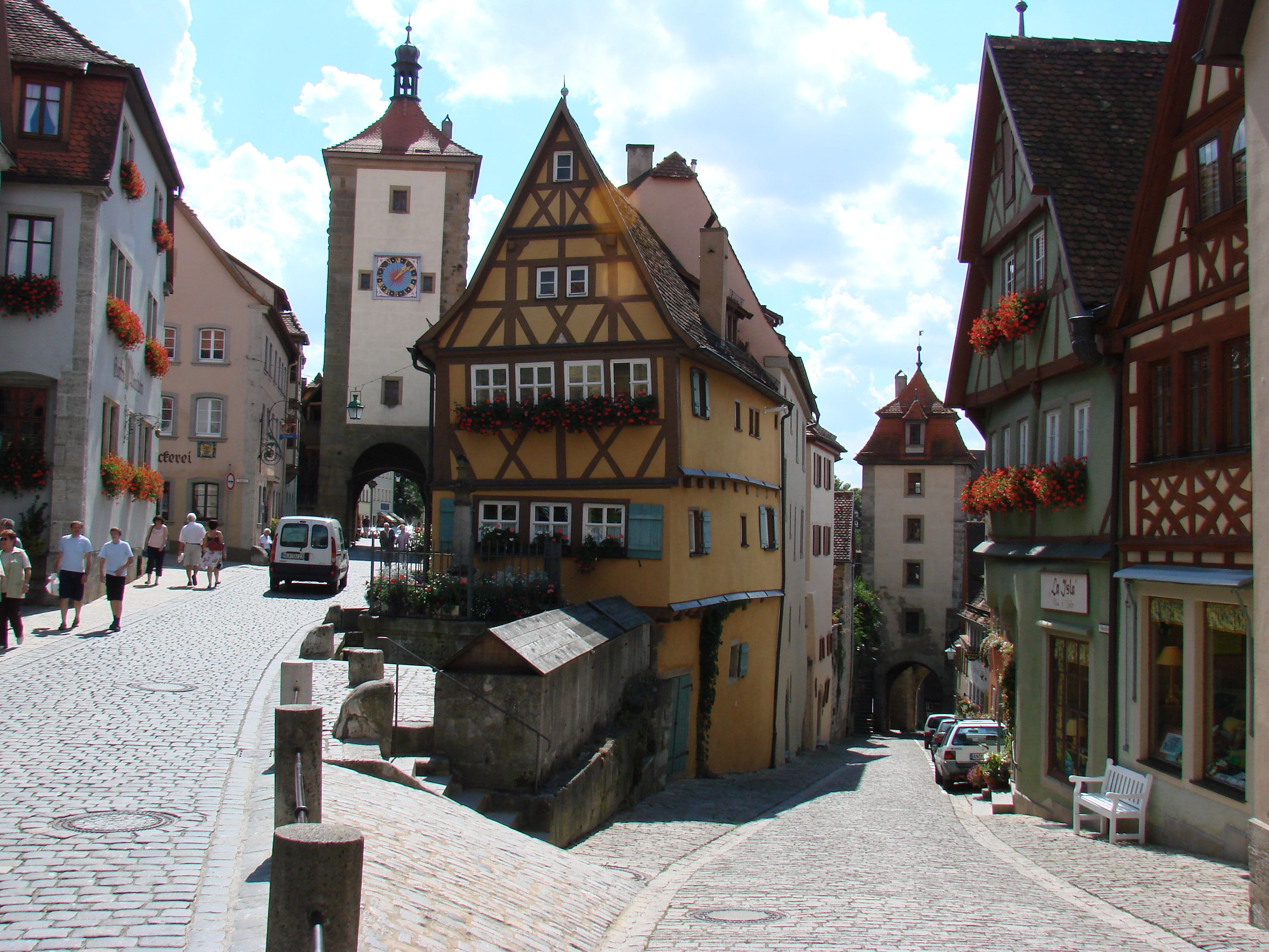 Rothenburg ob der Tauber, Germany. Medieval town of eternal ...