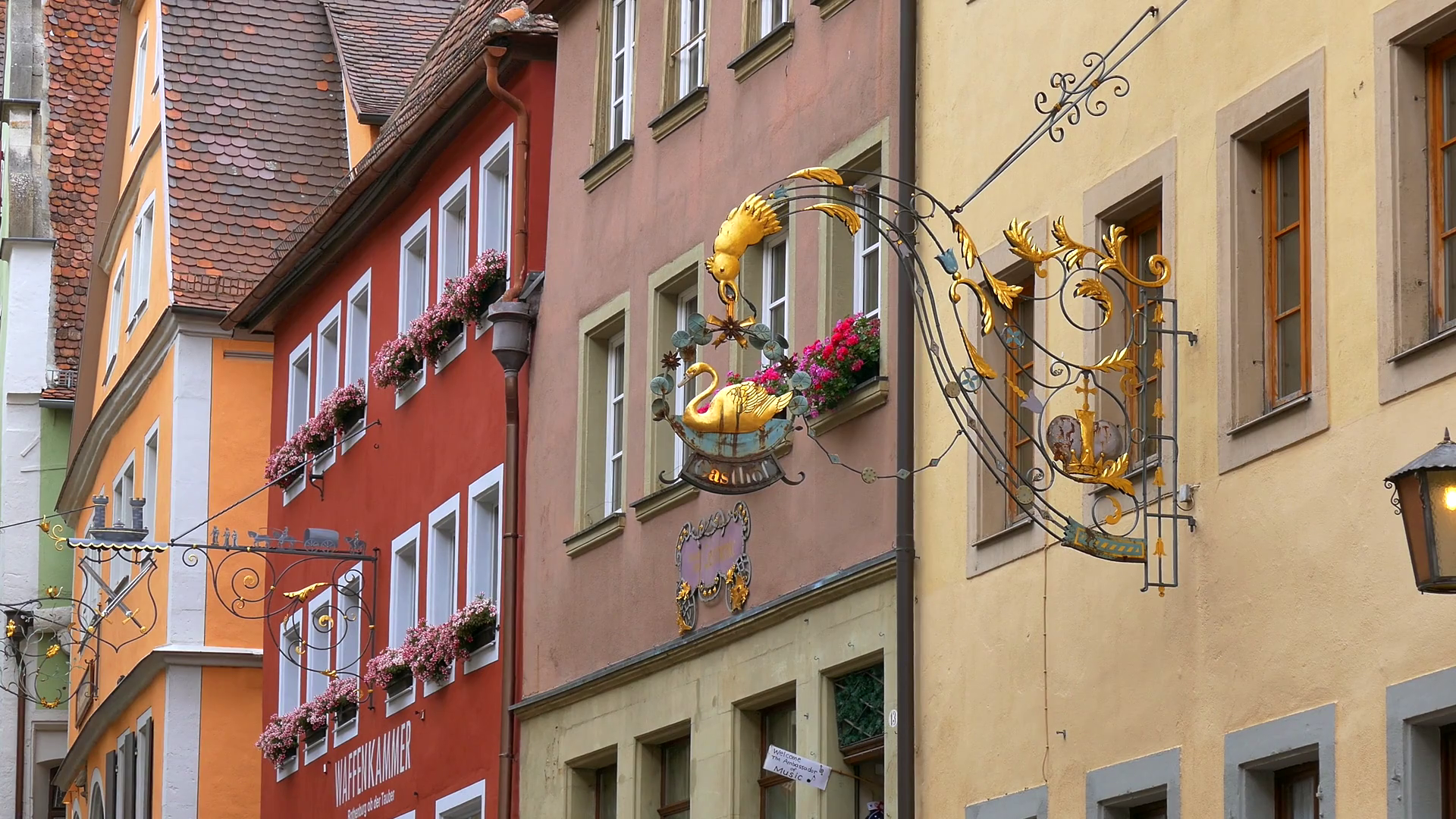 Typical, Hanging Signs, Signboards, Rothenburg ob der Tauber ...