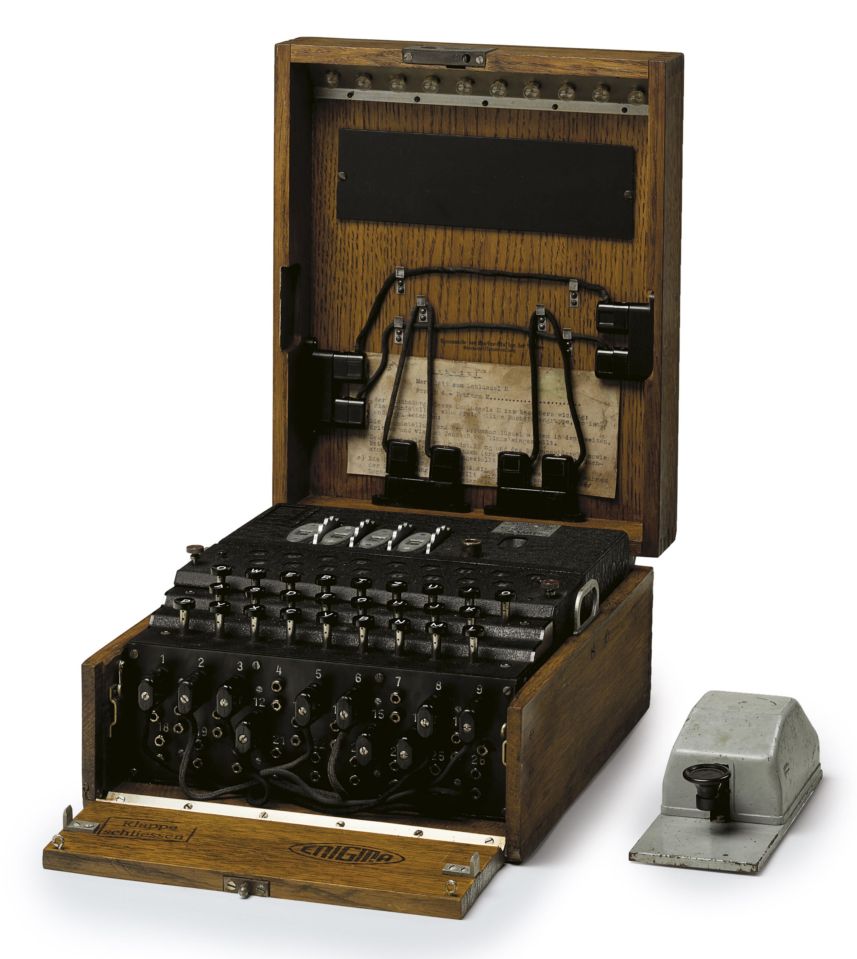 A FOUR-ROTOR (“M4”) ENIGMA CIPHER MACHINE. Olympia ...