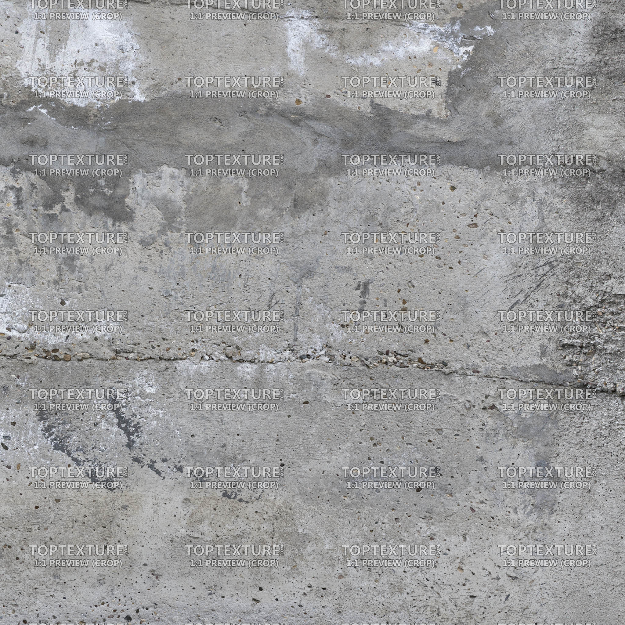 Rough Concrete Wall - Top Texture