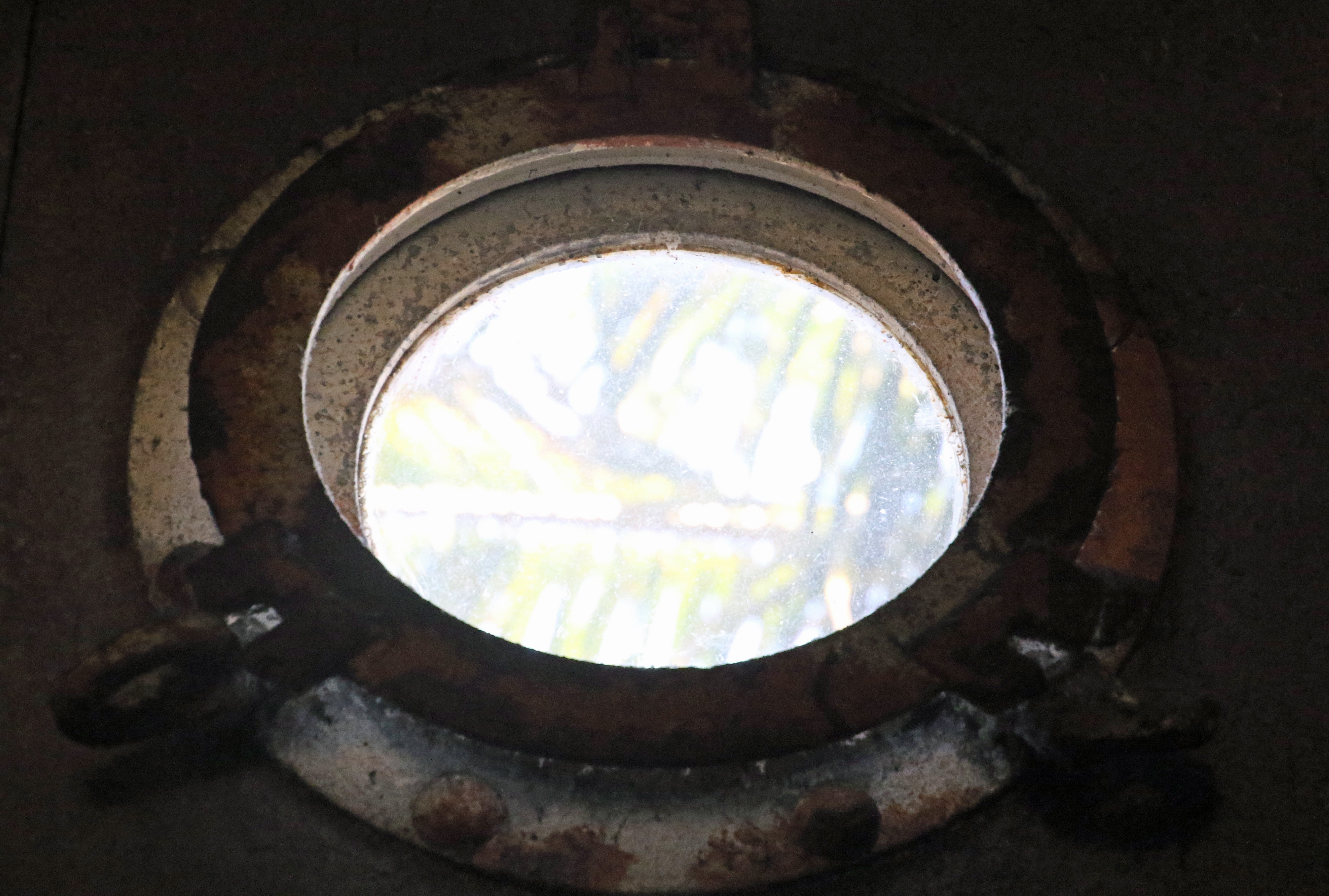 Round boat window photo
