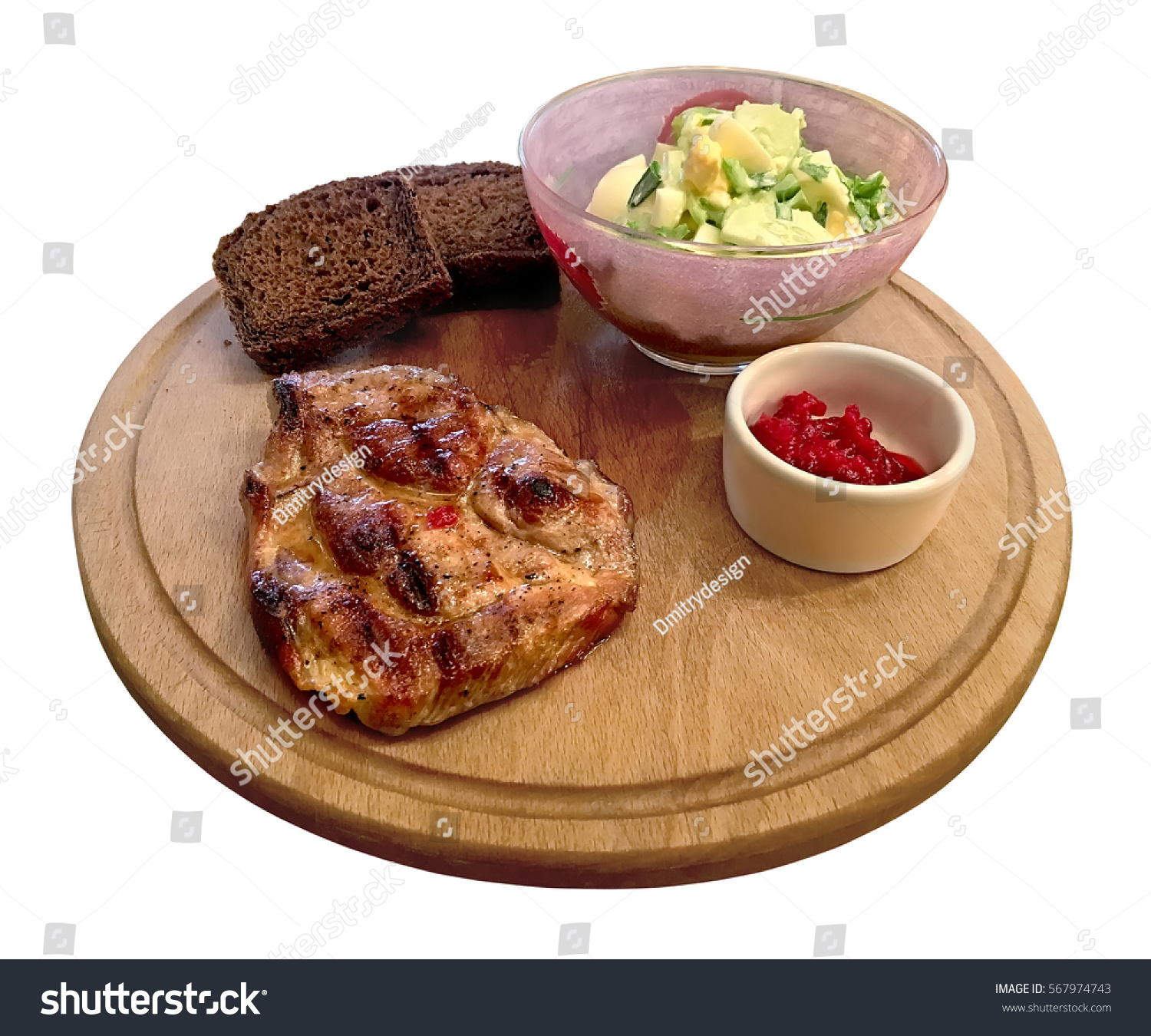 Piece Delicious Grilled Meat Steak Rests Stock Photo (Royalty Free ...