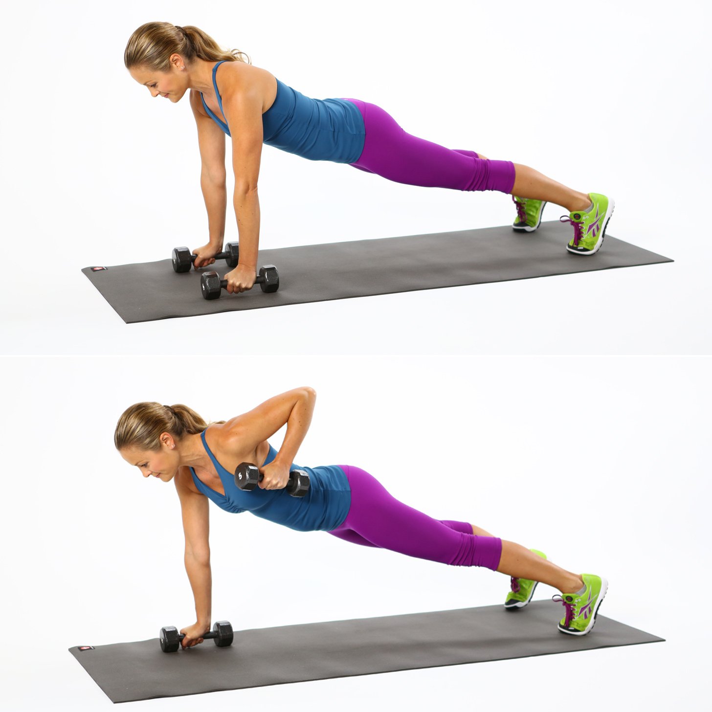 How to Do Plank With Row | Back Exercise | POPSUGAR Fitness