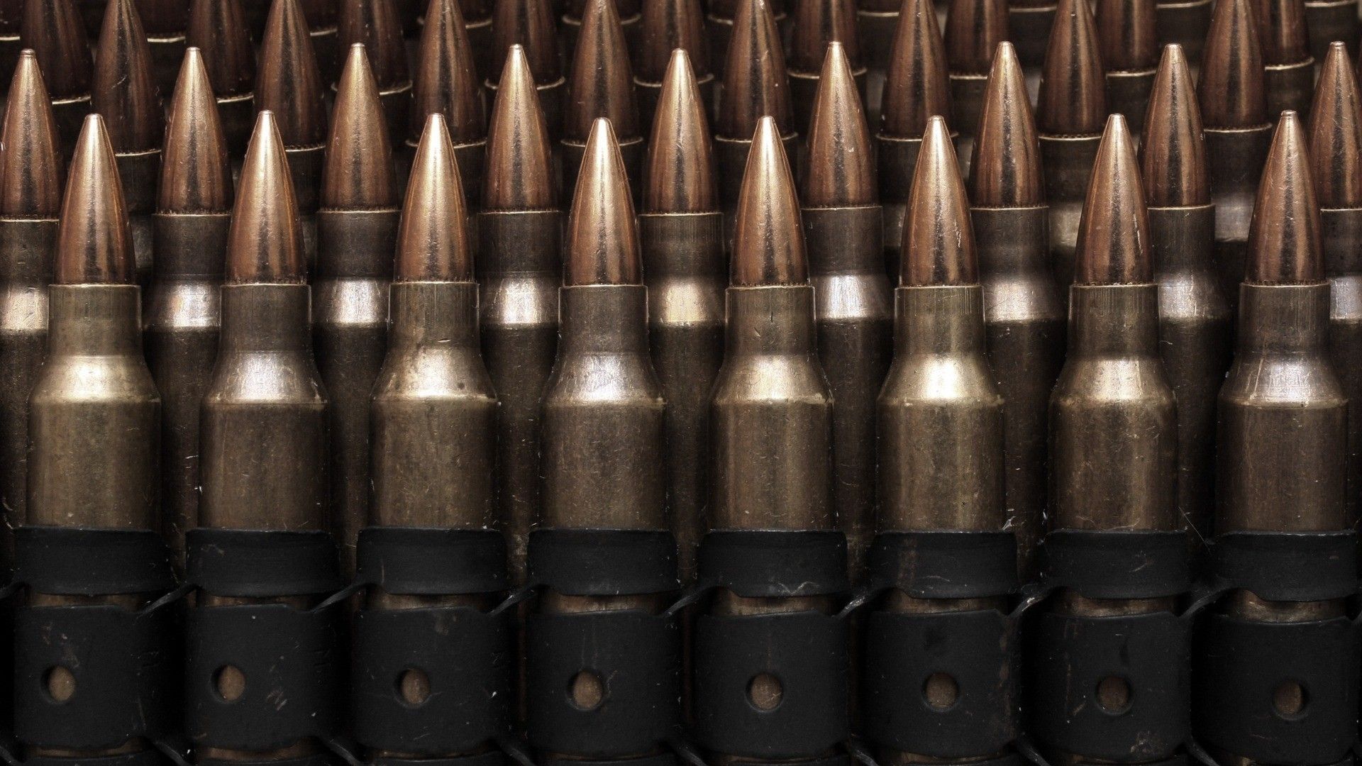 Row of bullets photo