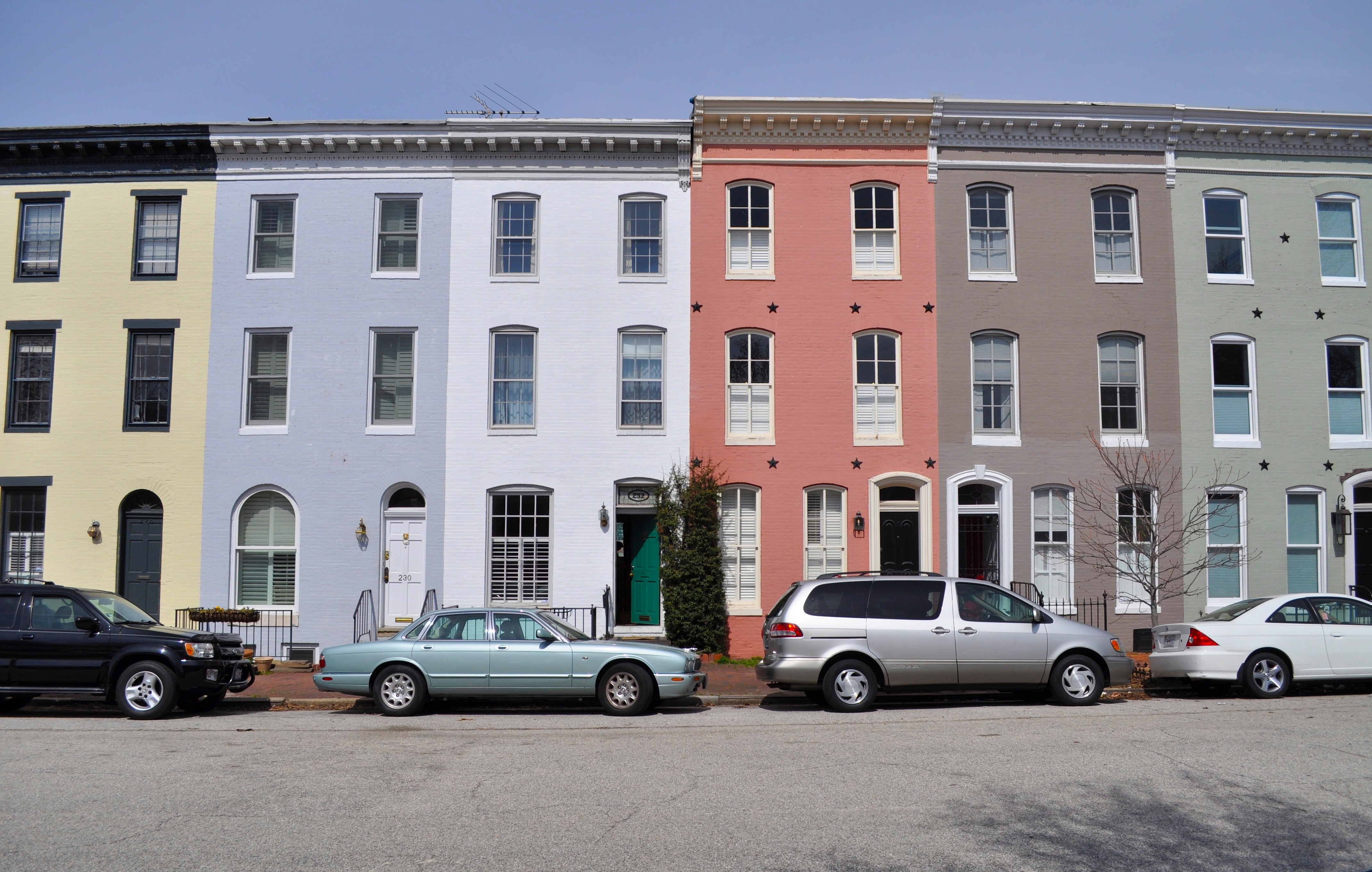 Colored Row Houses | something for the eyes . . . the photography of ...