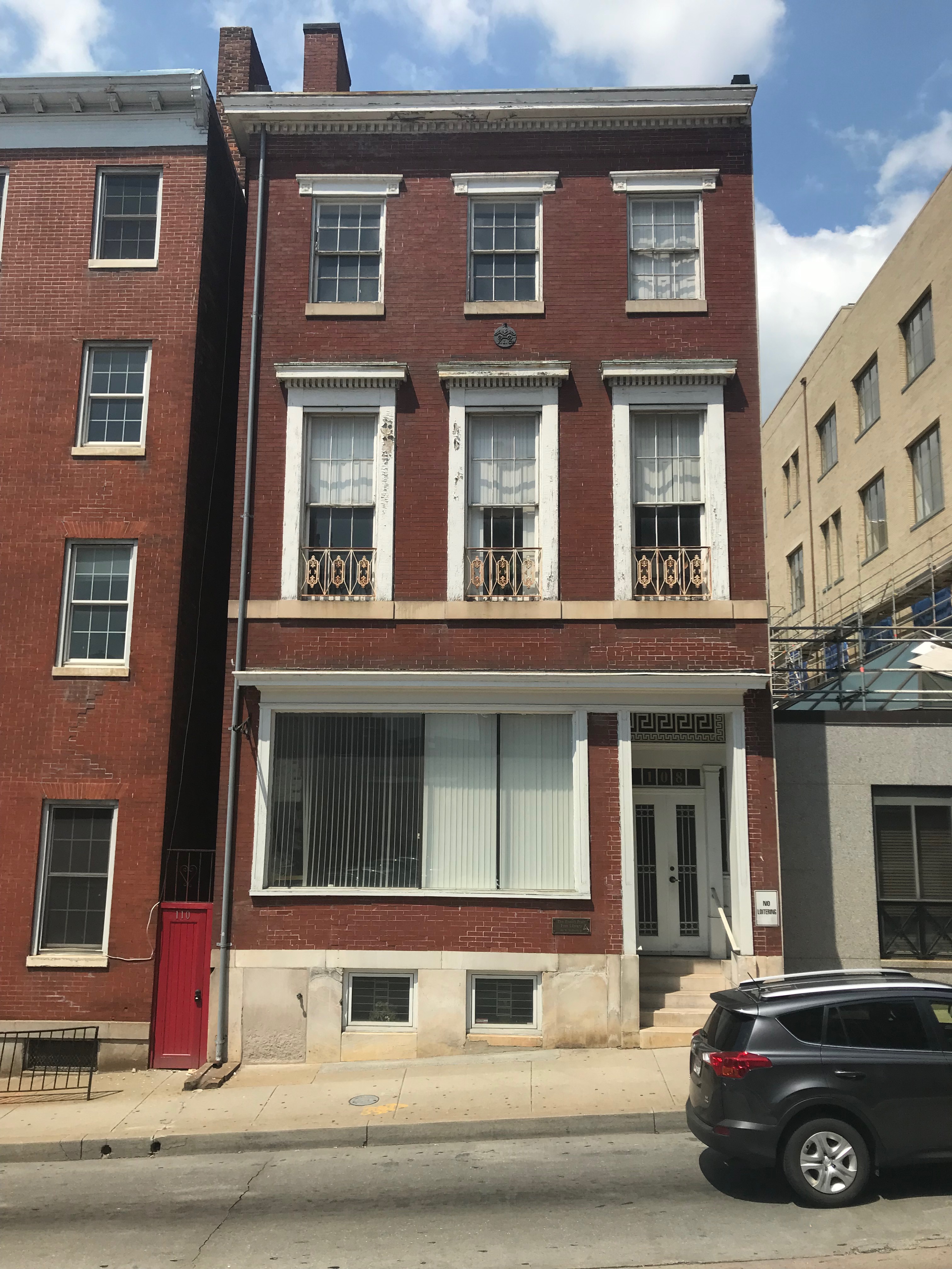 Rowhouse, 108 W. Mulberry Street, Baltimore, MD 21201, Architecture, Baltimore, Baltimore City, Building, HQ Photo