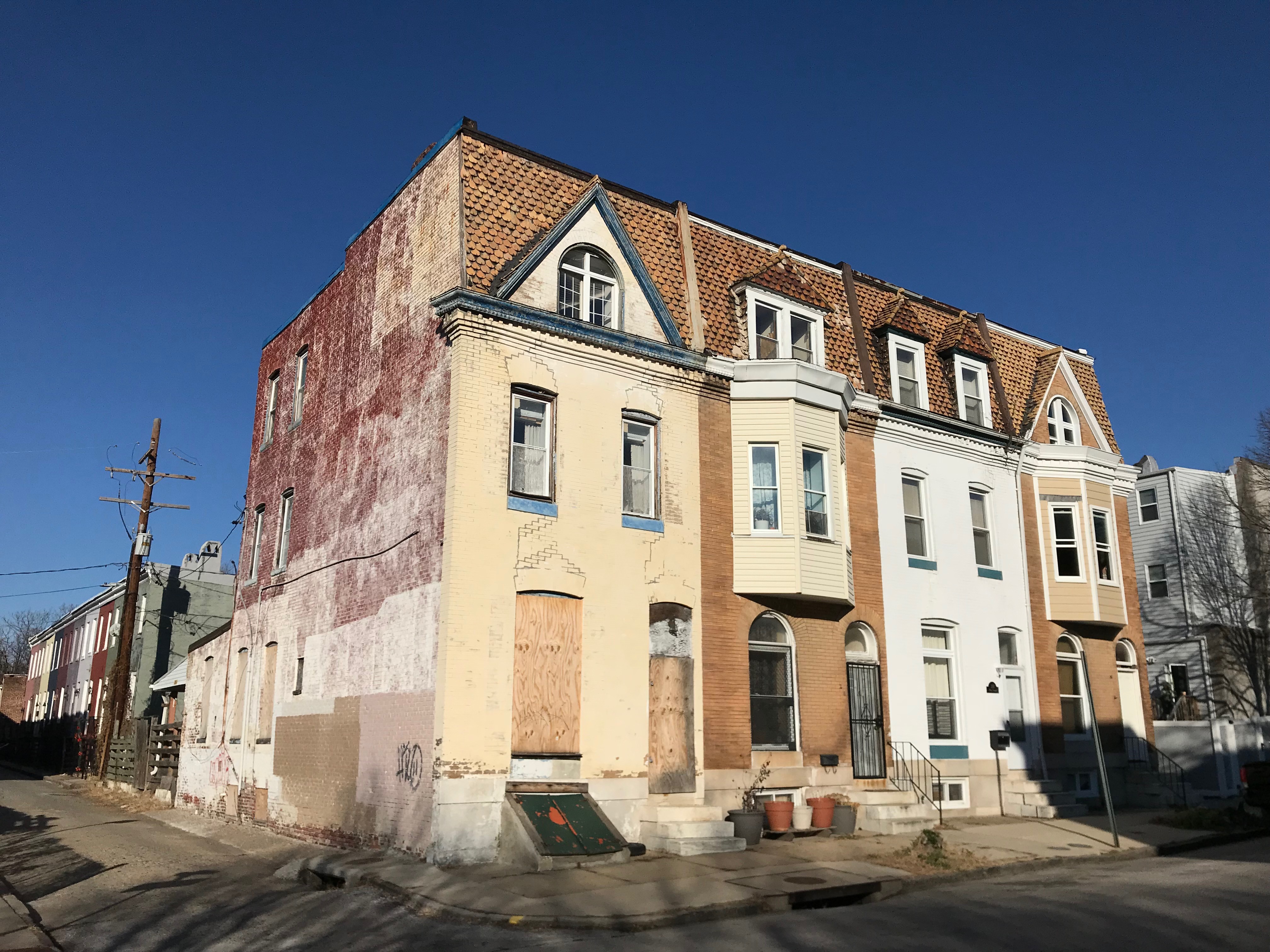 Rowhouses, 200 block of e. 23rd street, baltimore, md 21218 photo