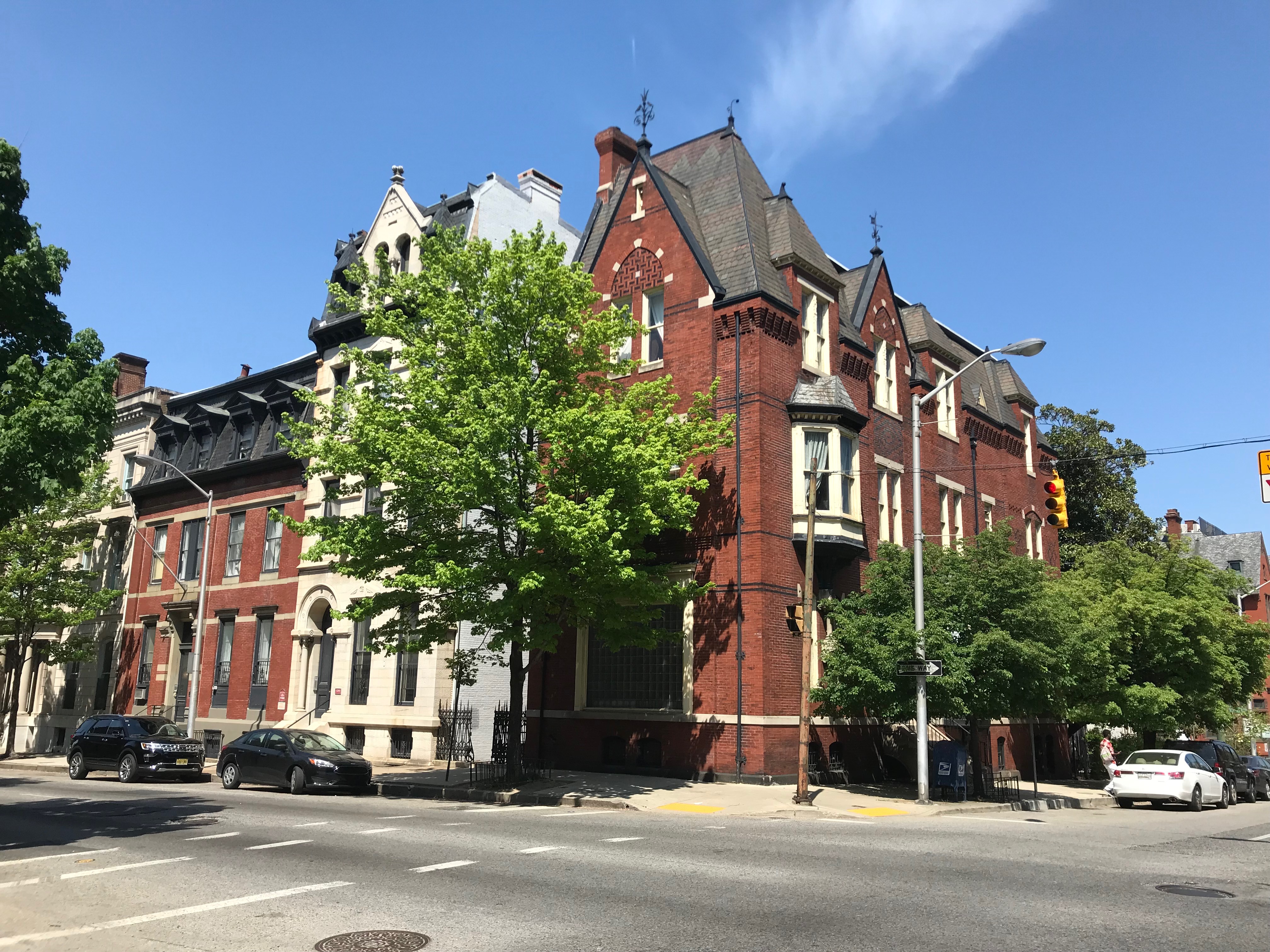Rowhouses, Saint Paul Street and E. Biddle Street (northeast corner), Baltimore, MD 21202, Architecture, Baltimore, Baltimore City, Building, HQ Photo