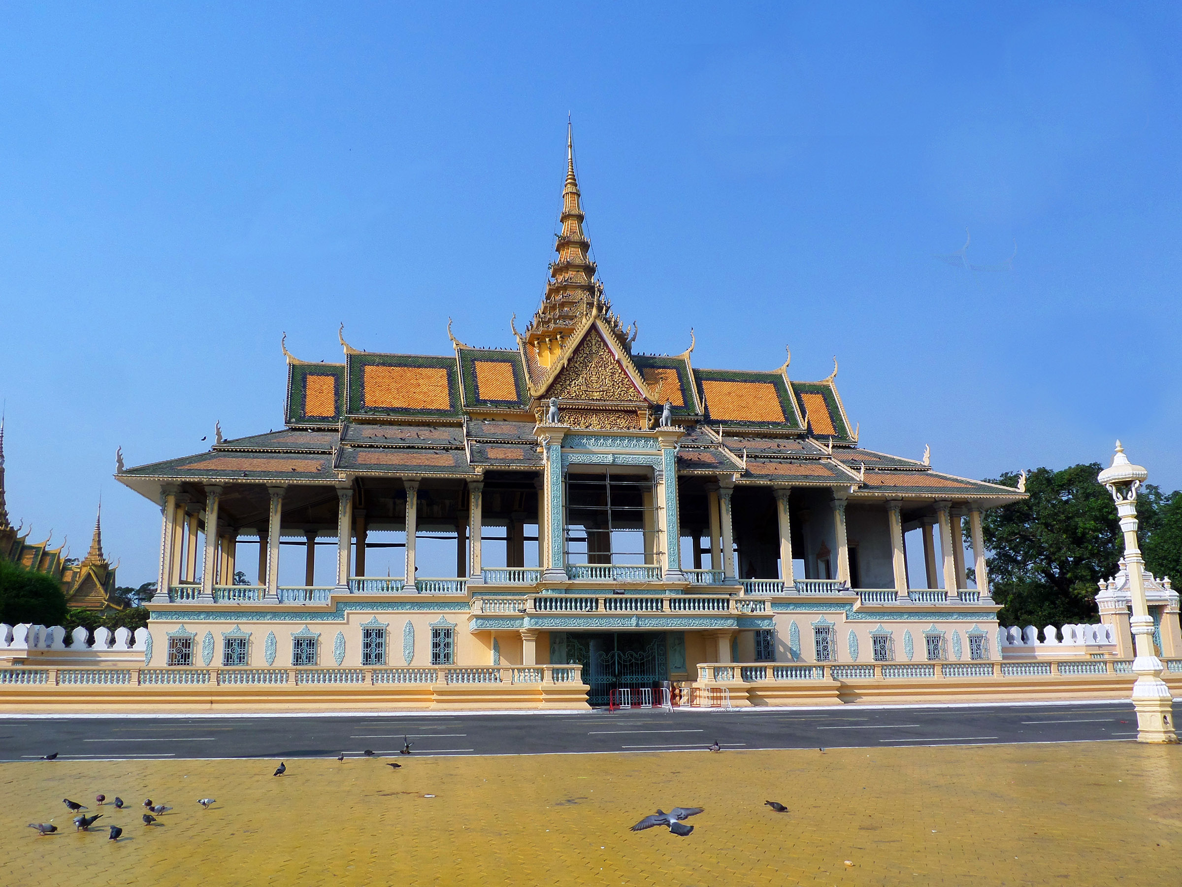 Royal palace pavilion, phnom penh photo