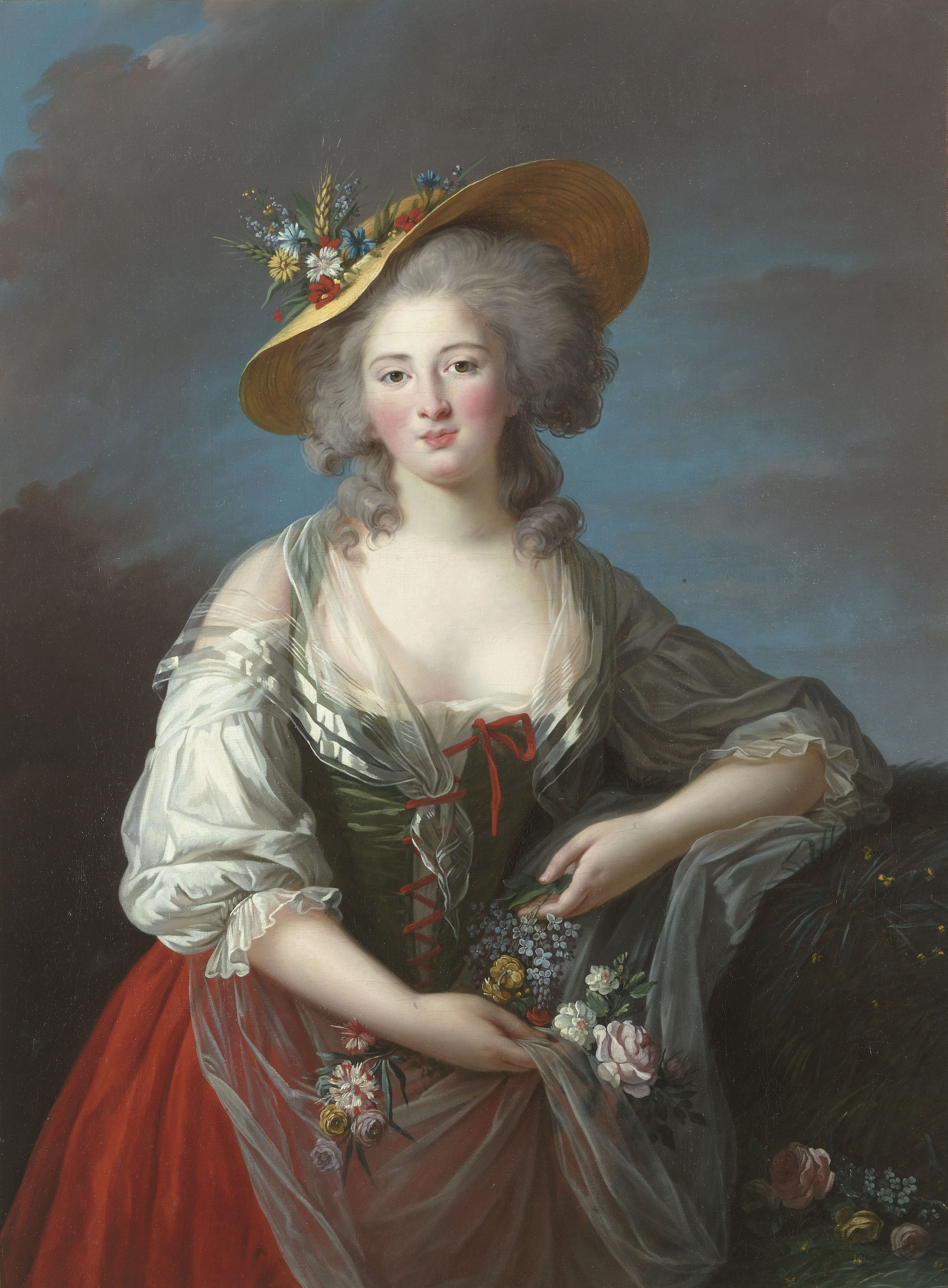 Vigée_Le_Brun_-_Élisabeth_of_France,_Versailles - History of Royal Women