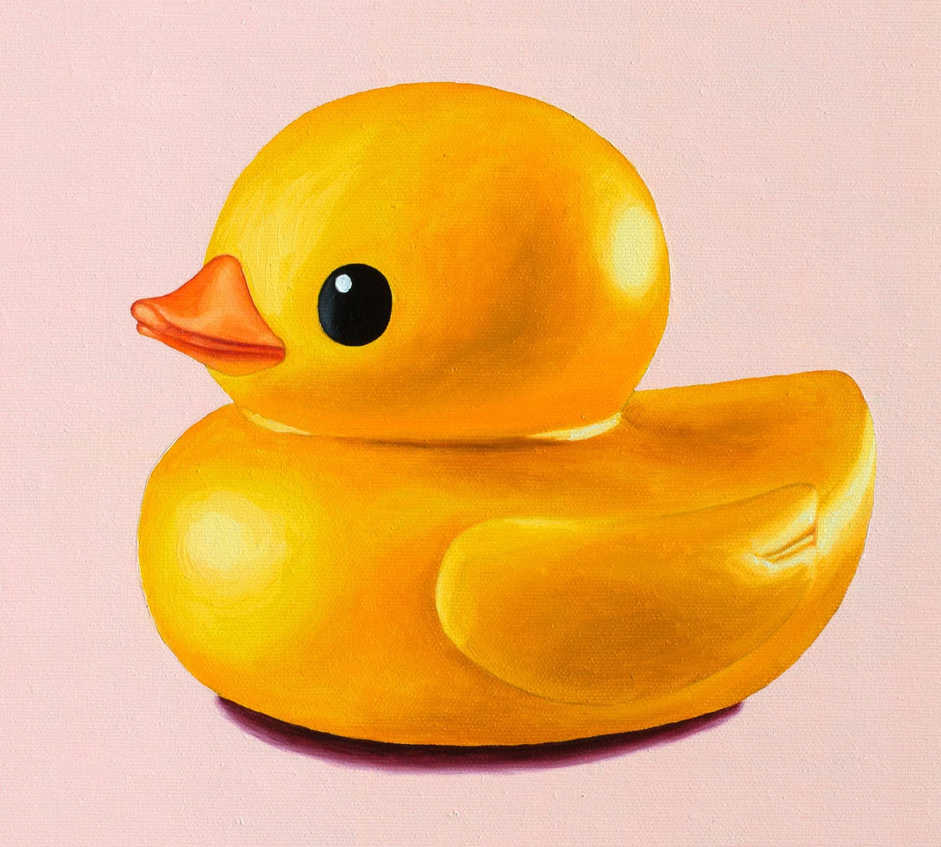 Saatchi Art: Rubber Duck Painting by Oleksandr Balbyshev
