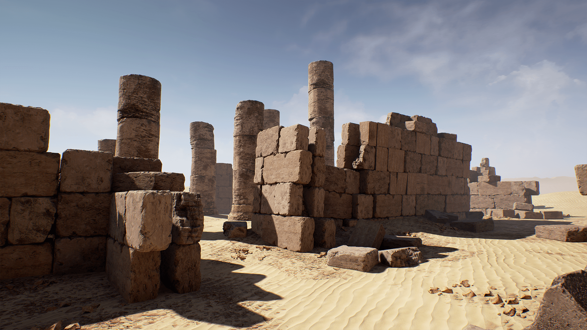 Modular Desert Ruins by CGMontreal in Environments - UE4 Marketplace