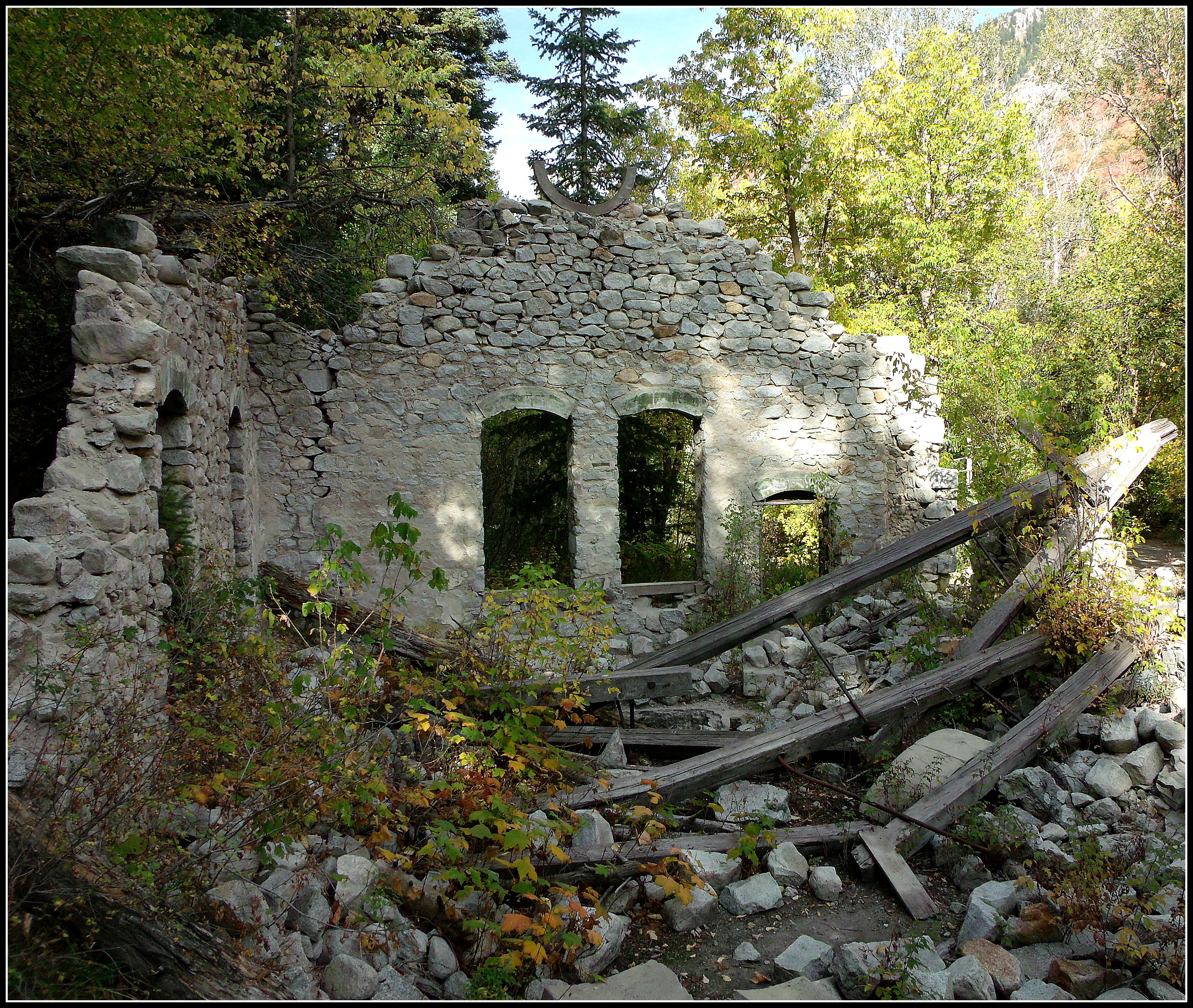 ruins in Little Cottonwood Canyon | Scott's Place...Images and Words