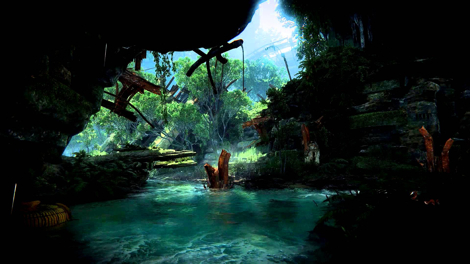 Crysis 3 Running Water Video Desktop Wallpaper - YouTube