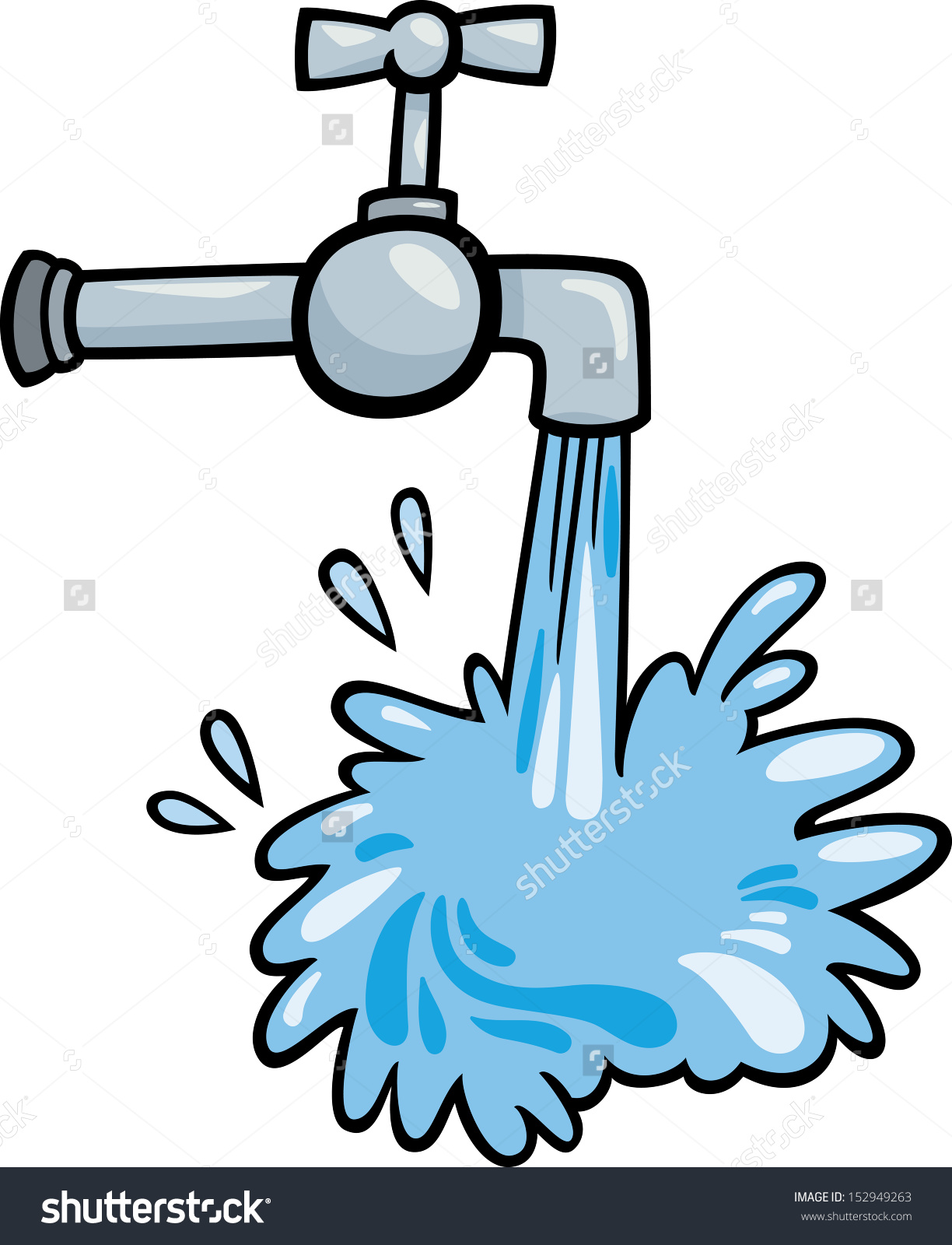 running water tap clipart 10 | Clipart Station