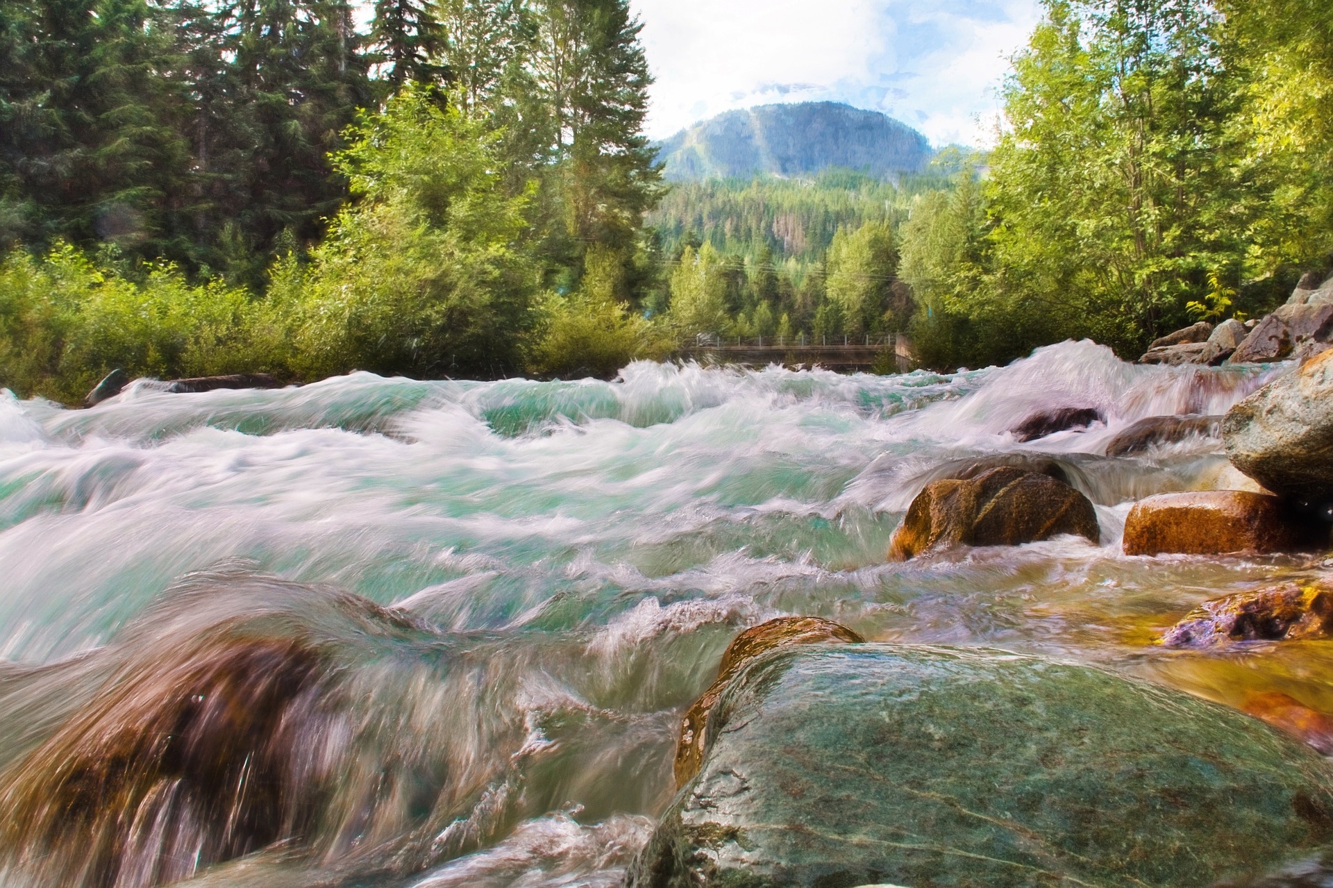 Free Photo Running Water Blue Ocean River Free Download Jooinn