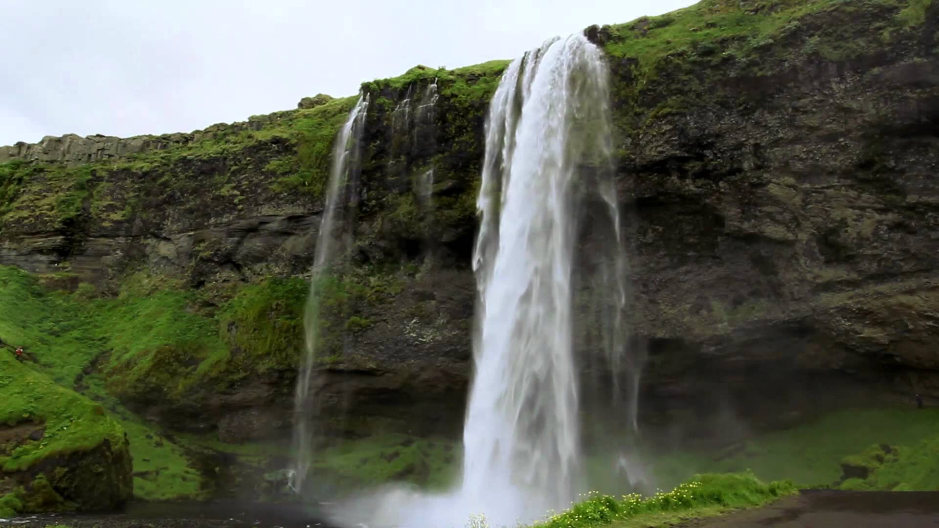 30 minutes of running water white noise - Iceland's Seljaland ...