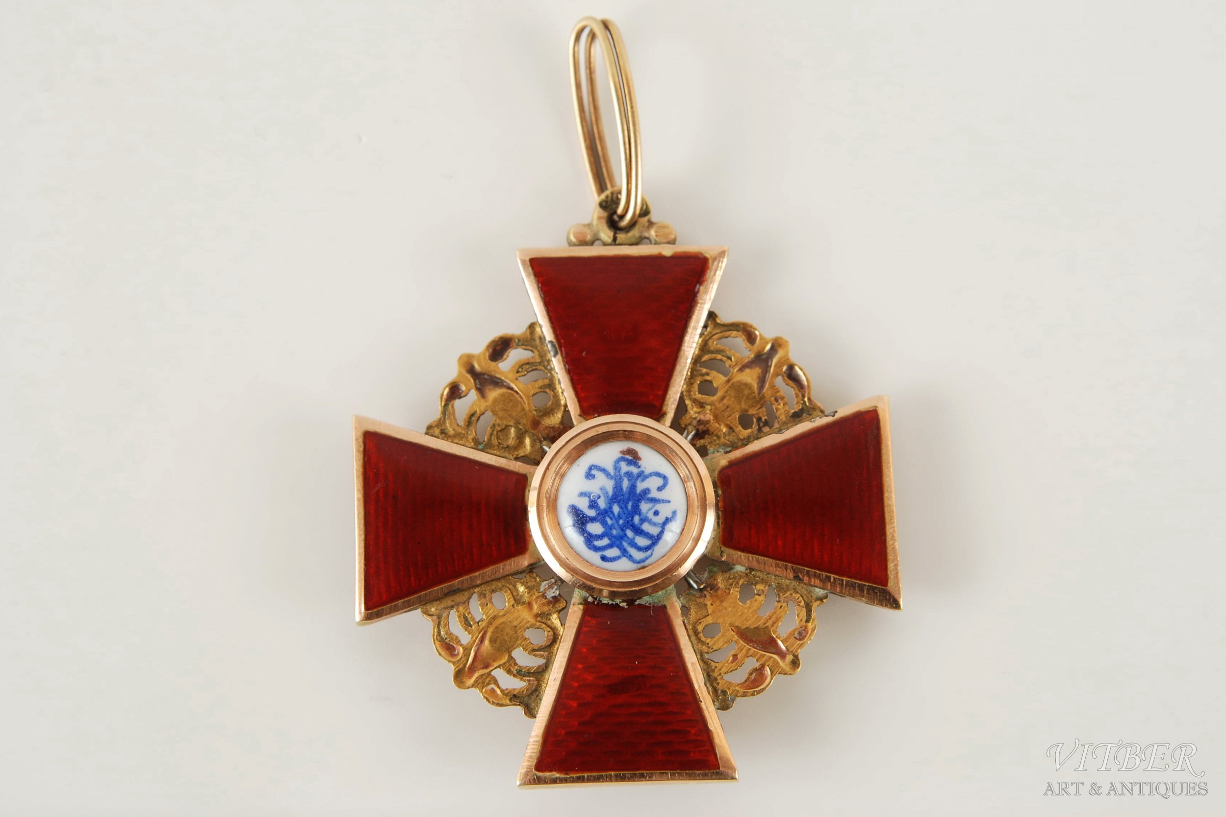 Order, Order of Saint Anna, 3rd class, gold, Russian Empire ...