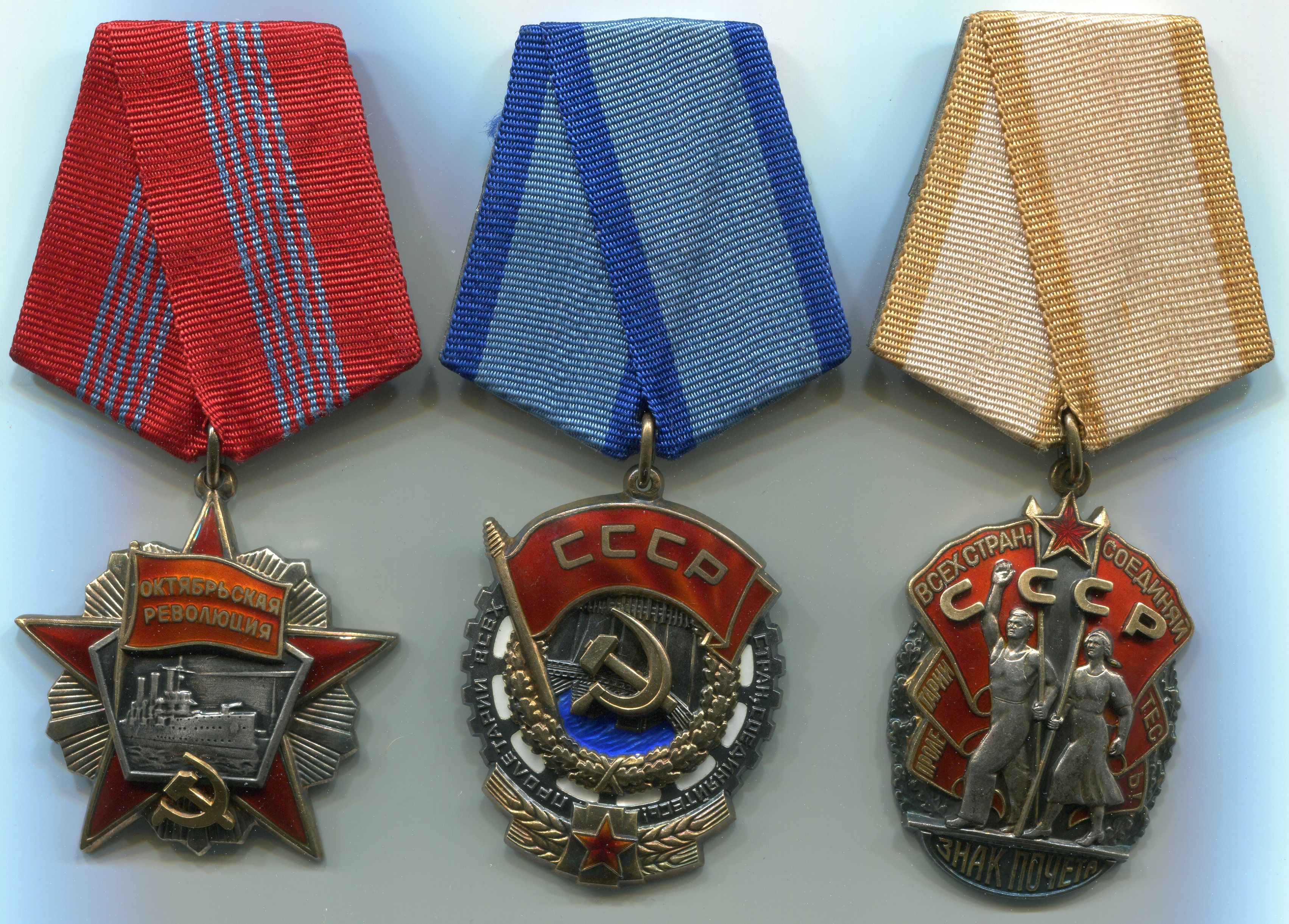 Lets see your Soviet Civil Awards Groups - Page 3 - Russia: Soviet ...
