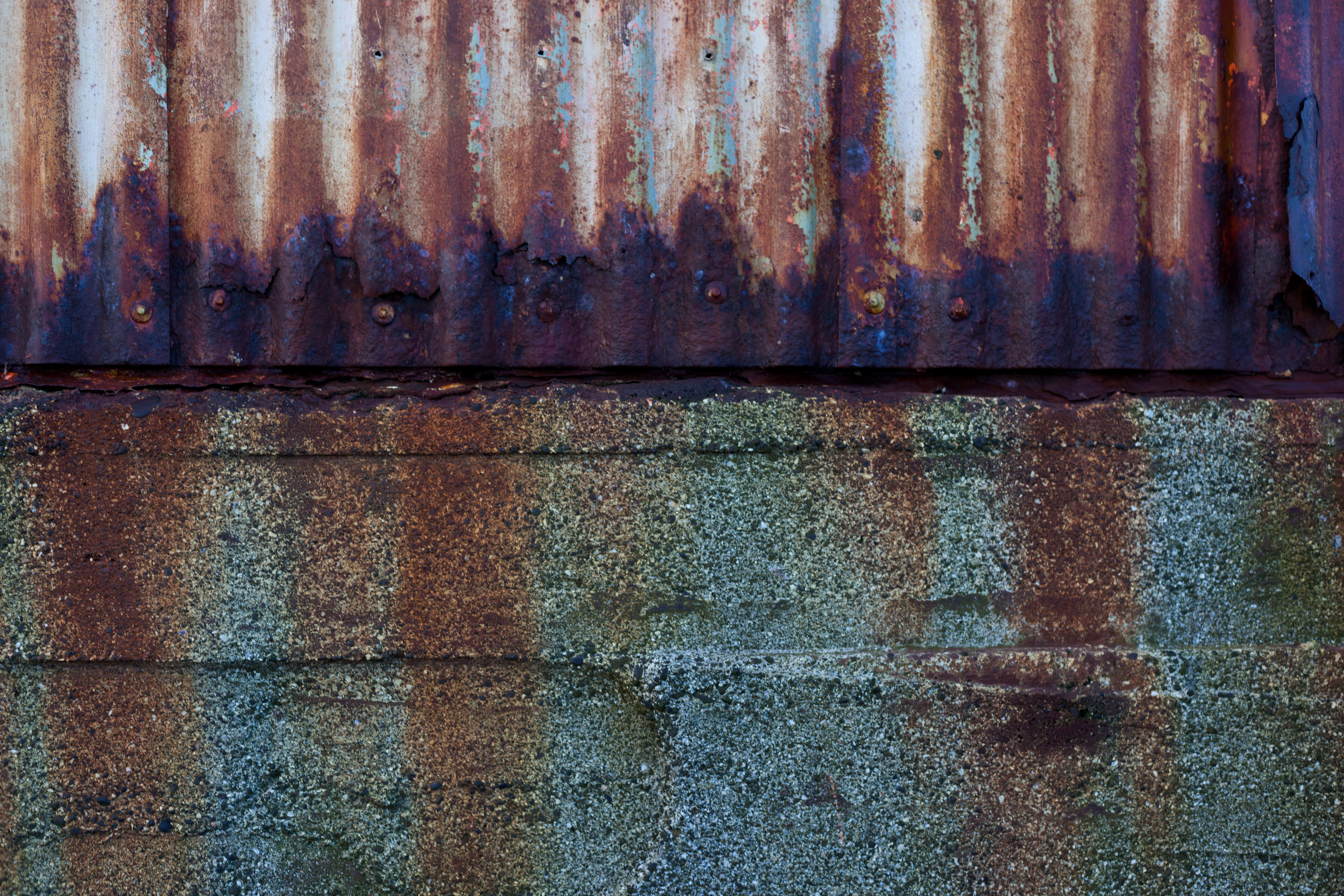 Rust and Stone Texture, Aged, Building, Corroded, Freetexturefrida, HQ Photo