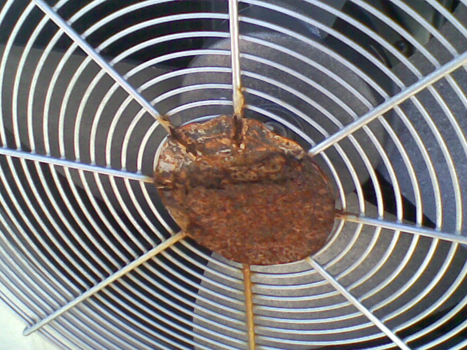 Rusted air conditioning fan photo
