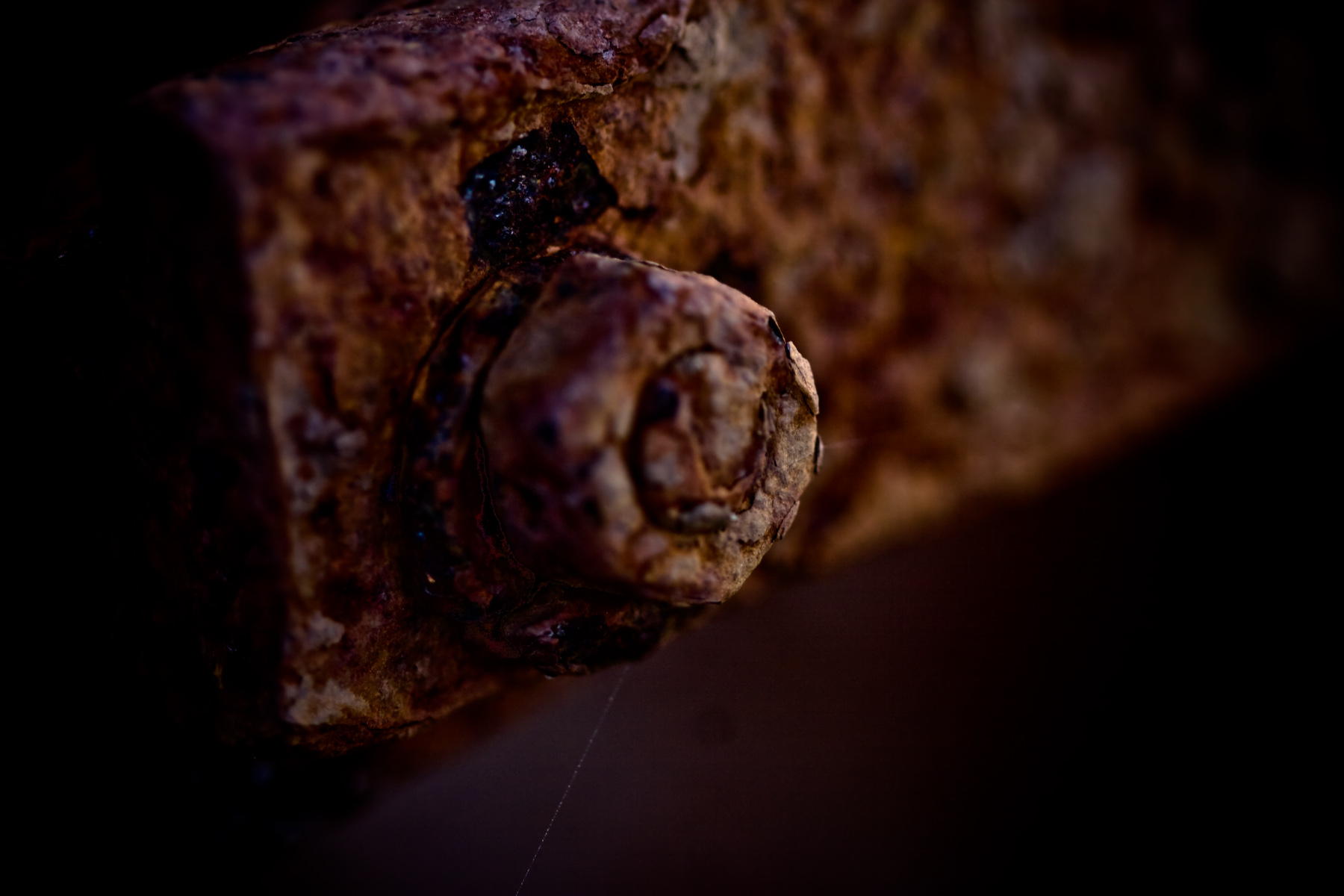 Rusted bolt photo