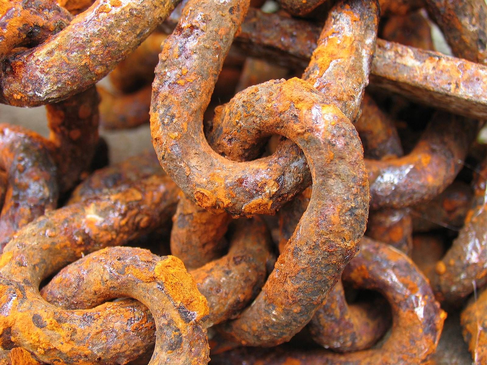 rusty chain | Orange | Pinterest