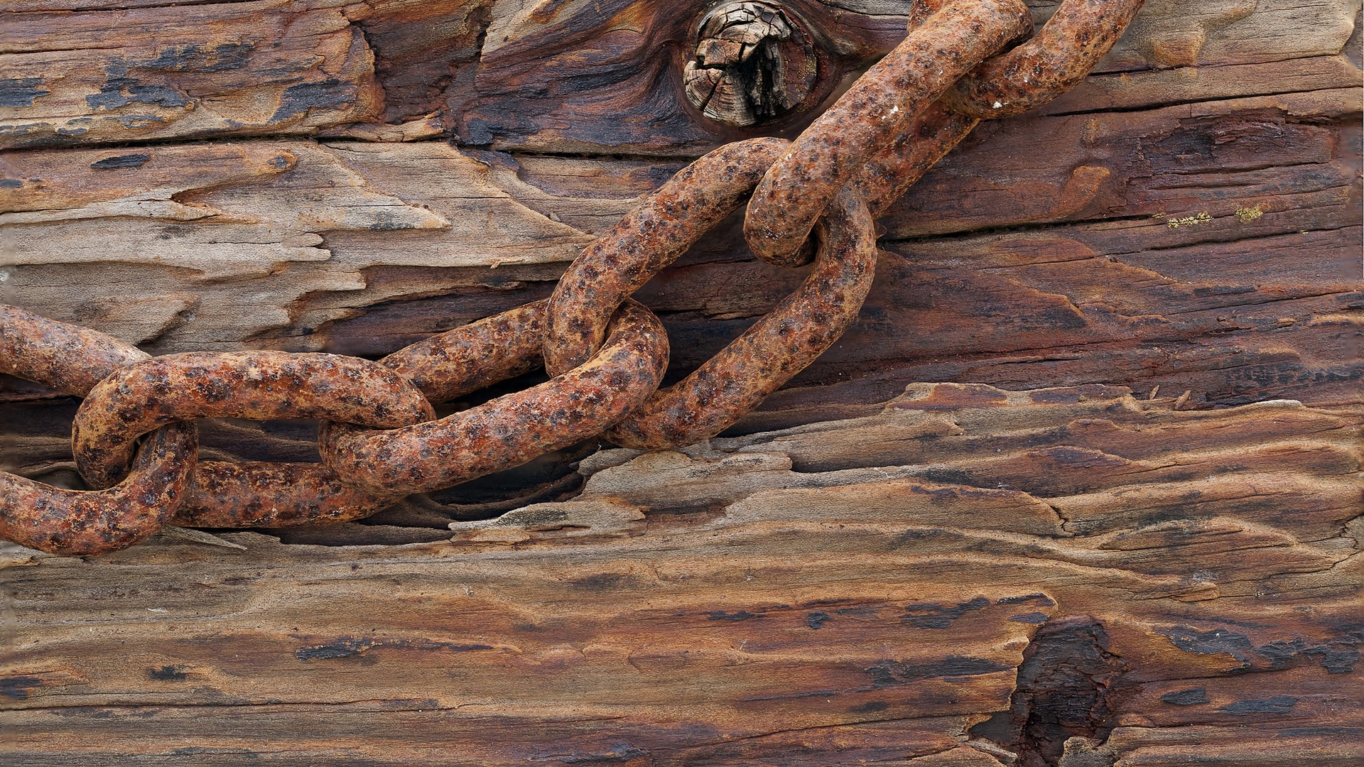 iron, rusted, chains :: Wallpapers