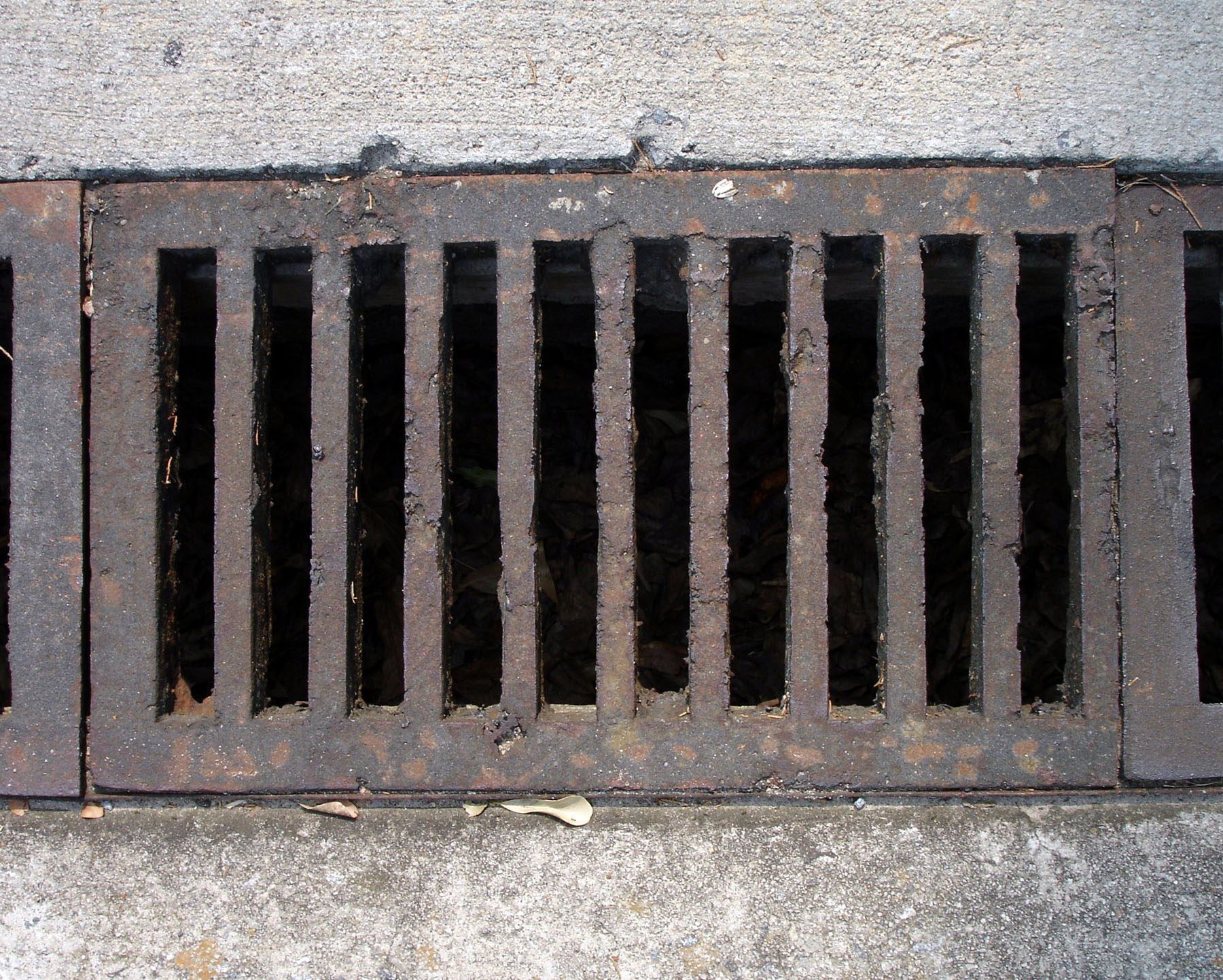 Rusted drain photo