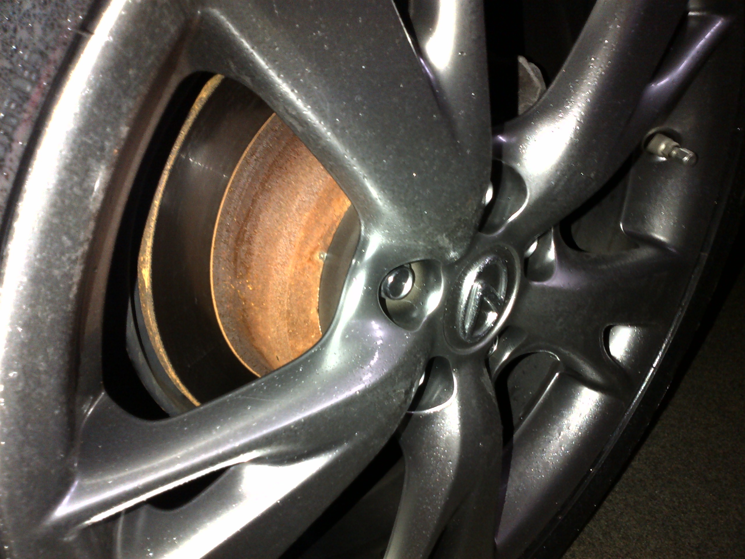 Cover for rusty brake hub. - ClubLexus - Lexus Forum Discussion