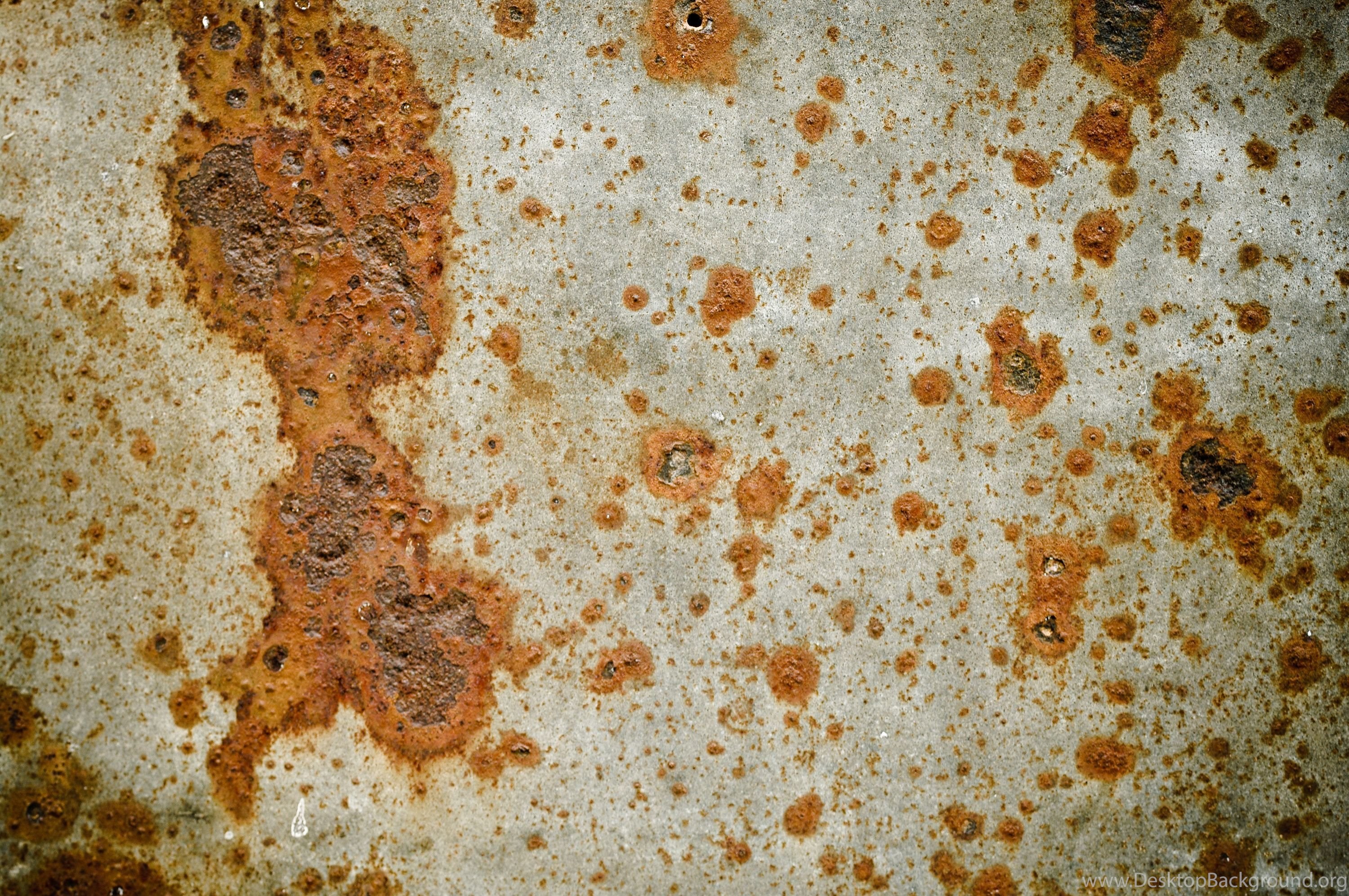 Heavily Rusted Iron Metal Texture Or Rust Backgrounds Desktop Background