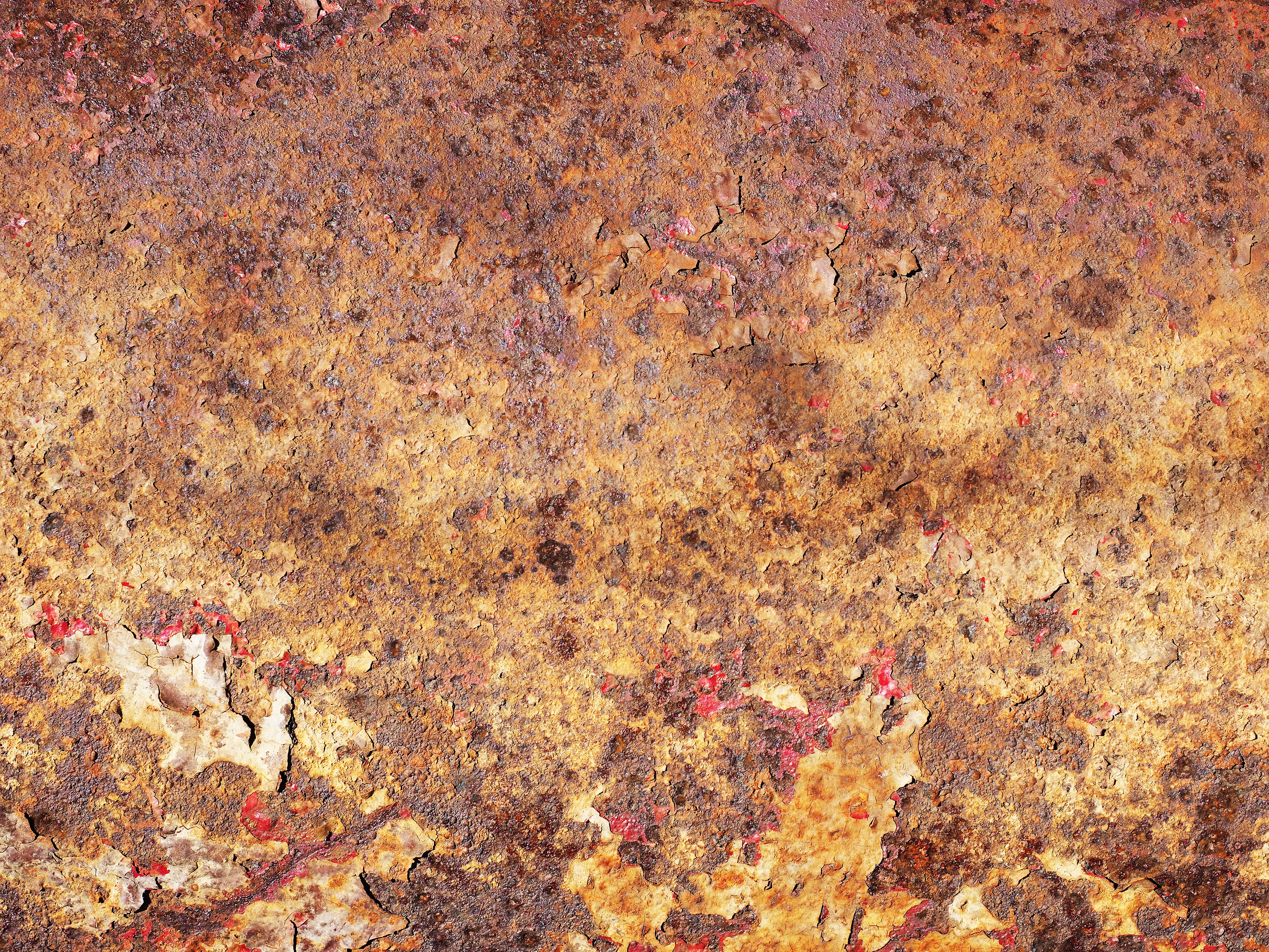 Rusty metal peeled surface free image