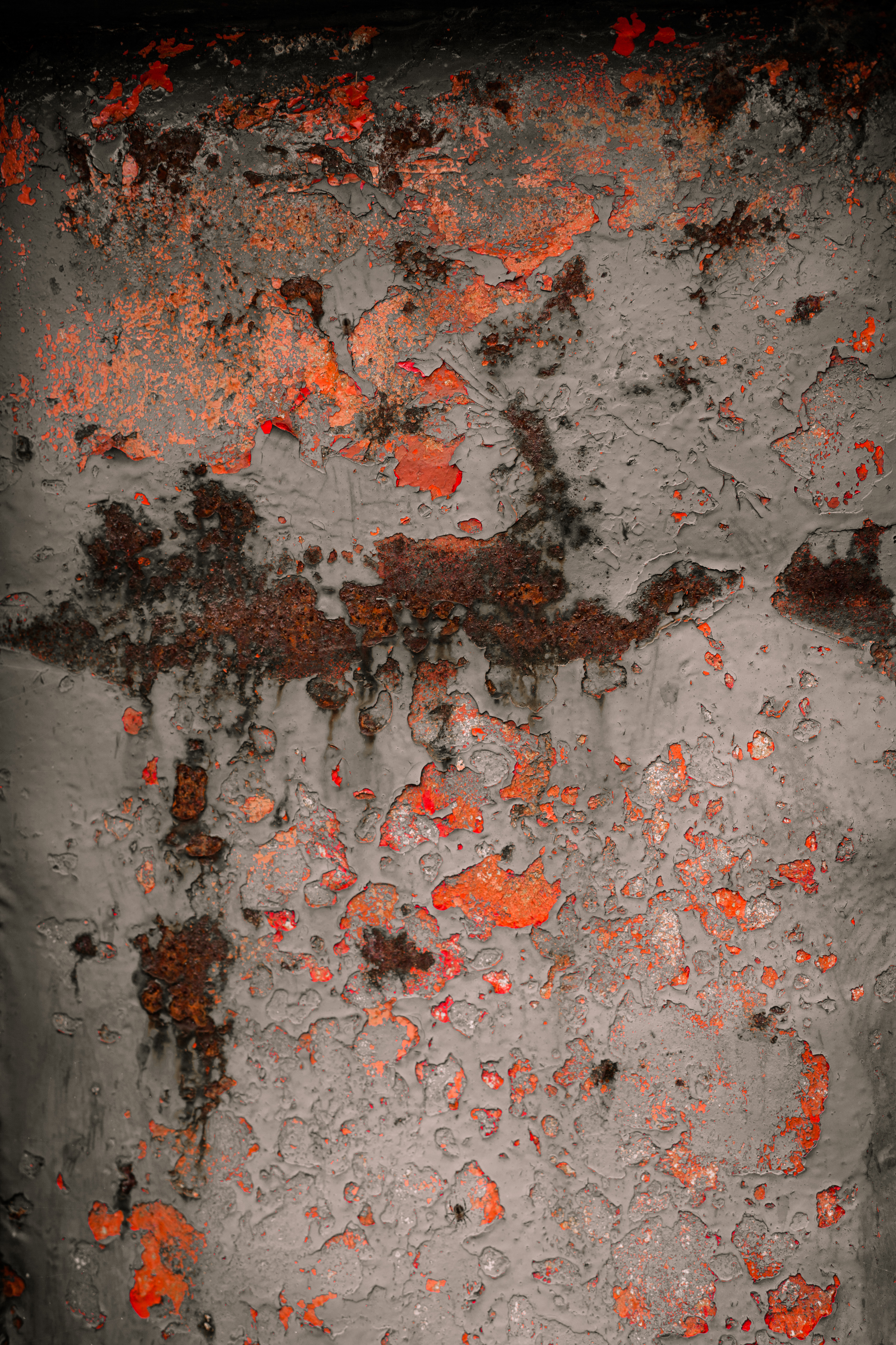 Rusted red metal texture photo