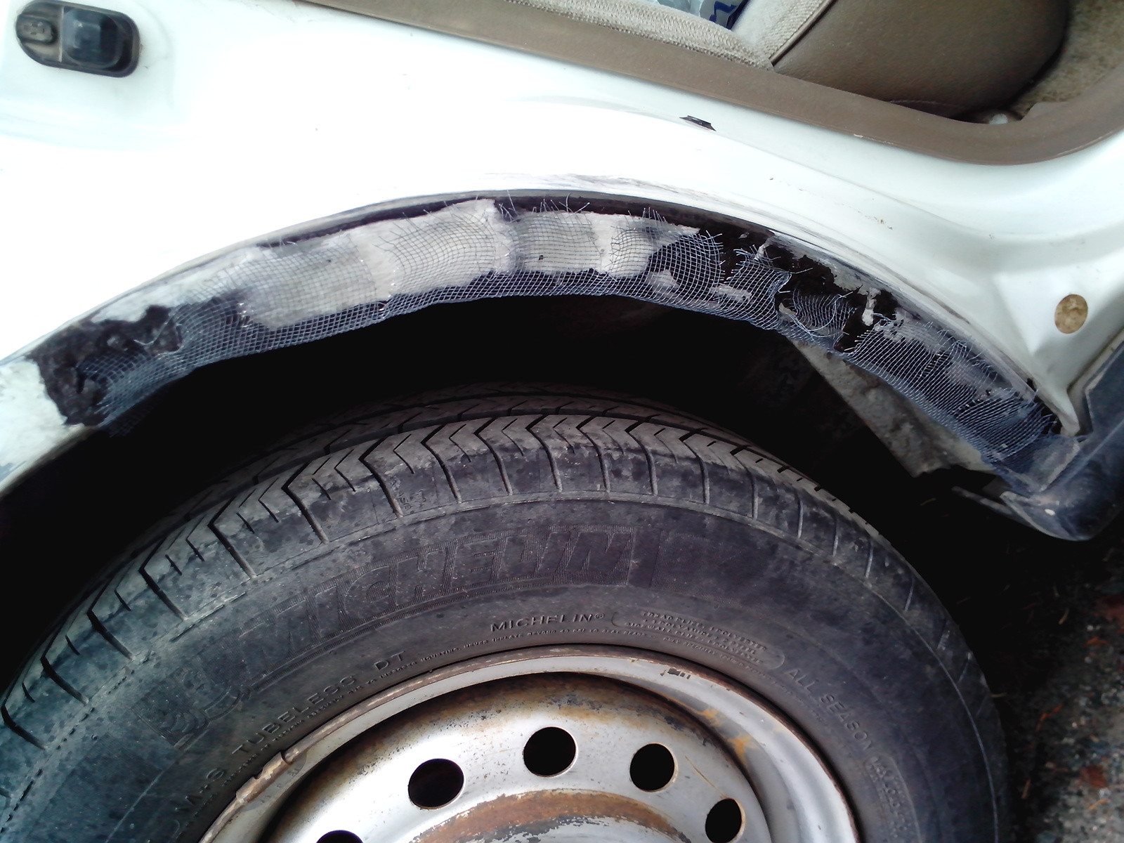 honda - Repair or replace rusted rear wheel arches on 92 Civic ...