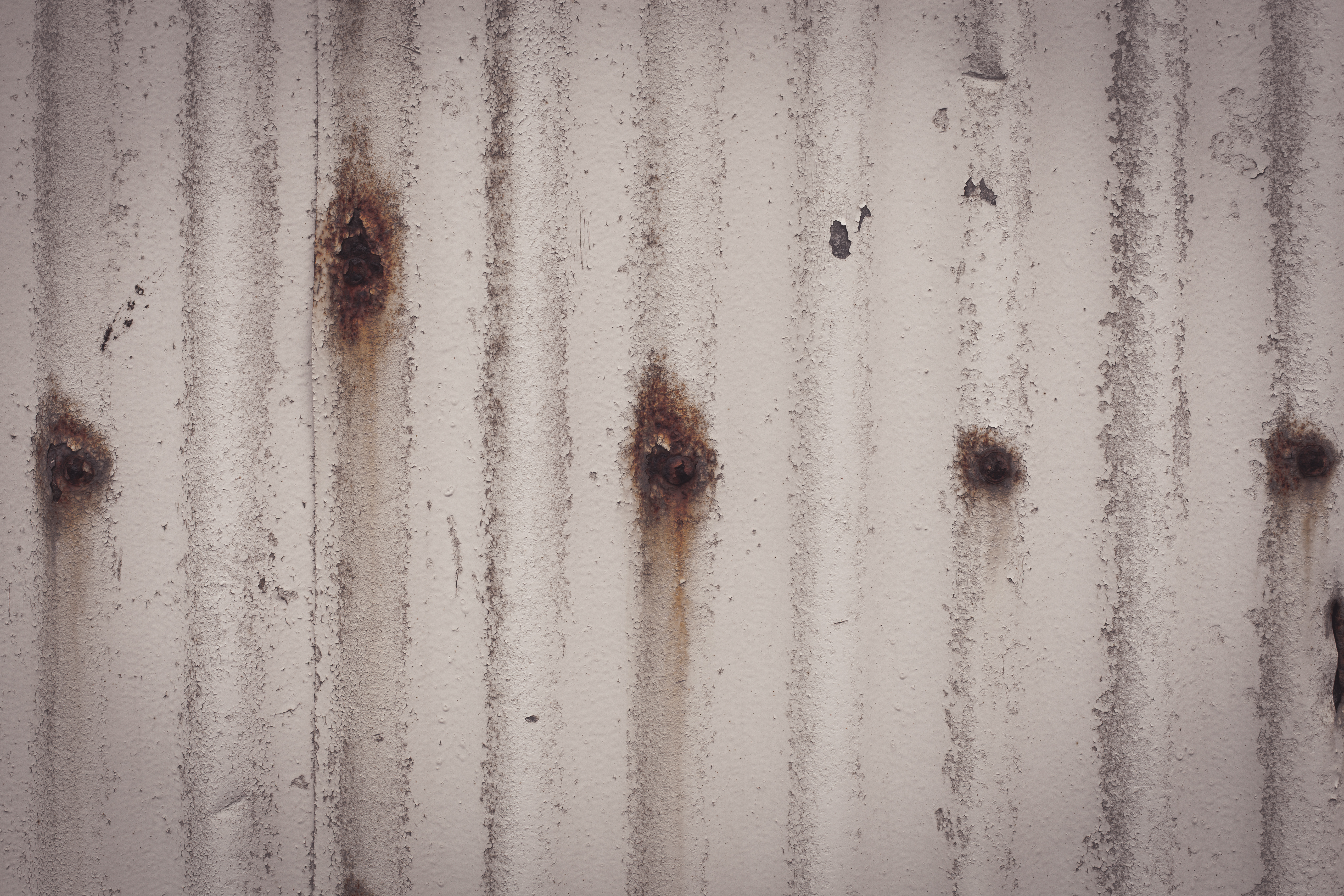 Rusted white metal texture photo