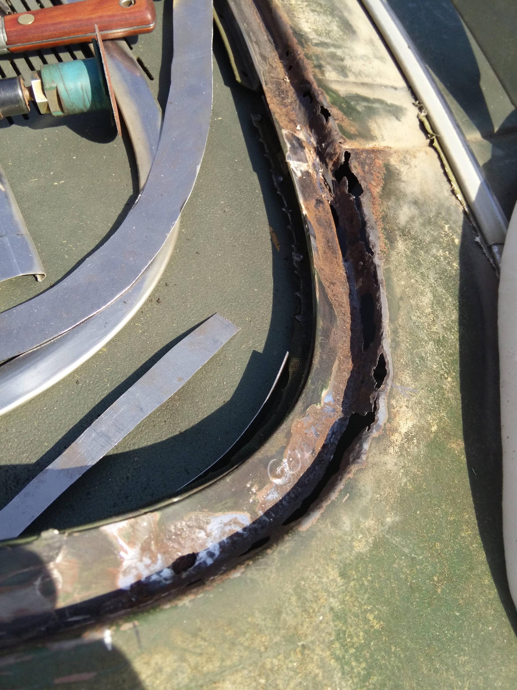 71 Yorker Window channel rust repair (with pix) | For C Bodies Only ...