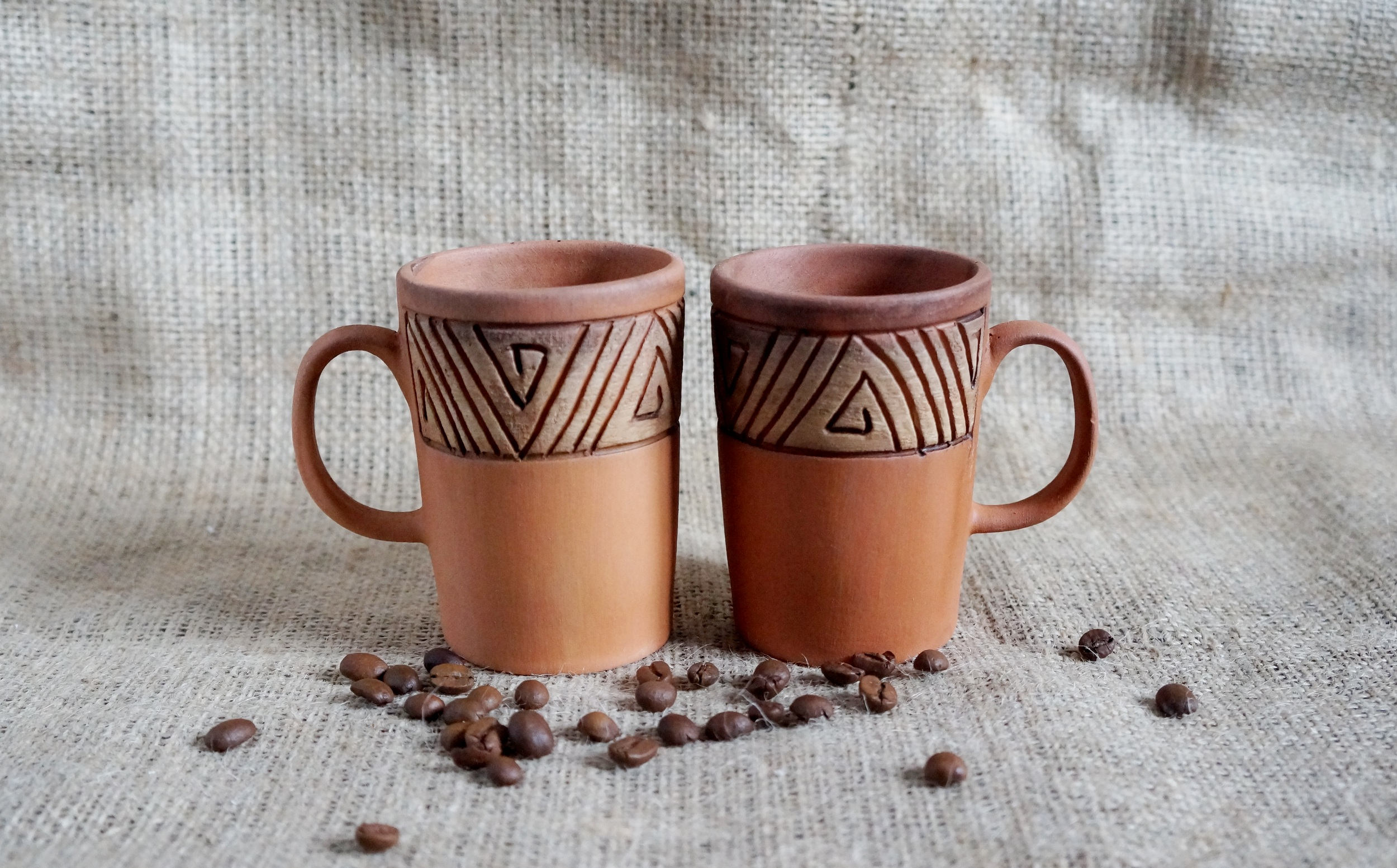 Fresh Rustic Coffee Mugs Espresso Cup Set Mug Small Of 2 ...